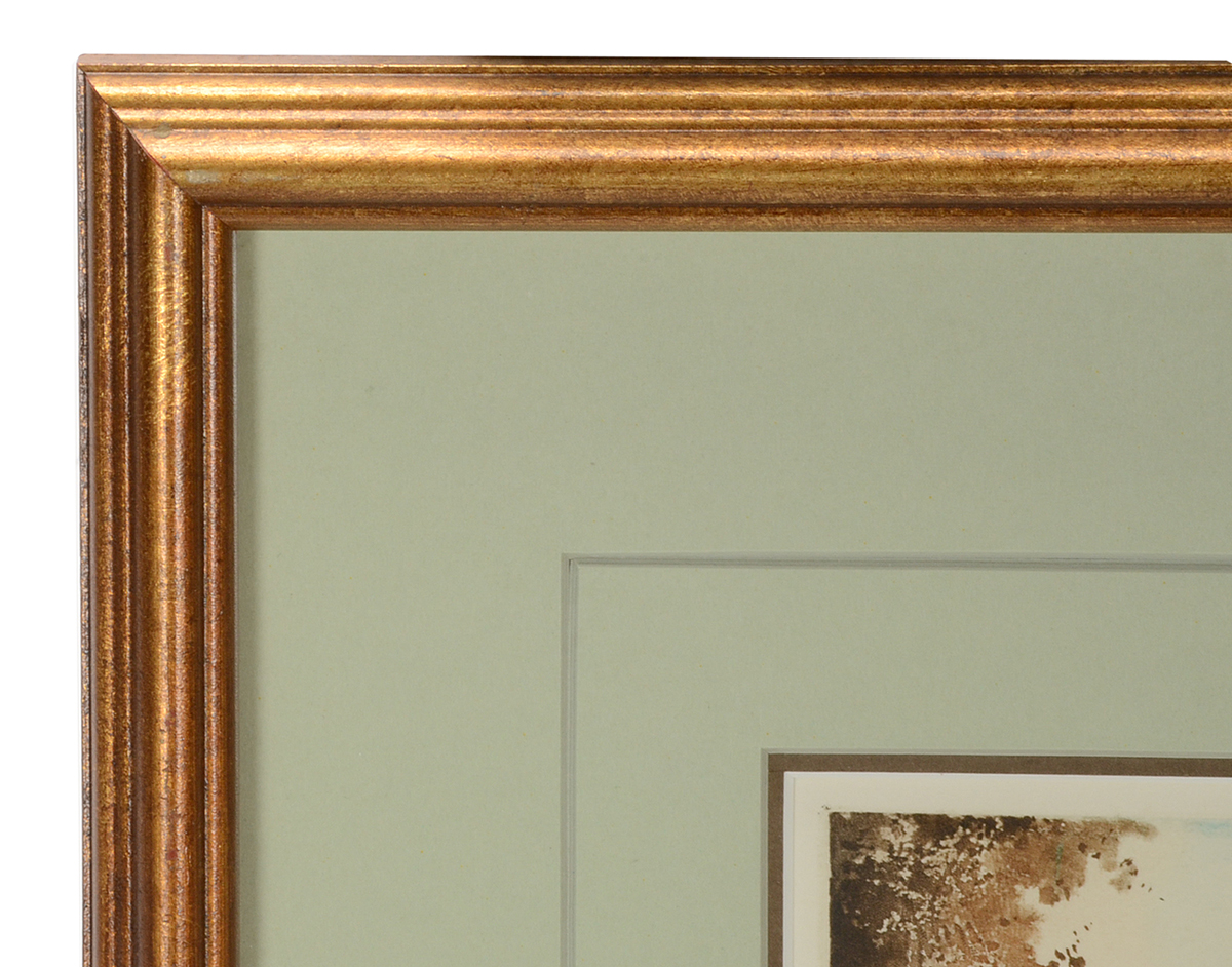 Roger Hebbelinck Mezzotint Etching with Aquatint"Bruges"