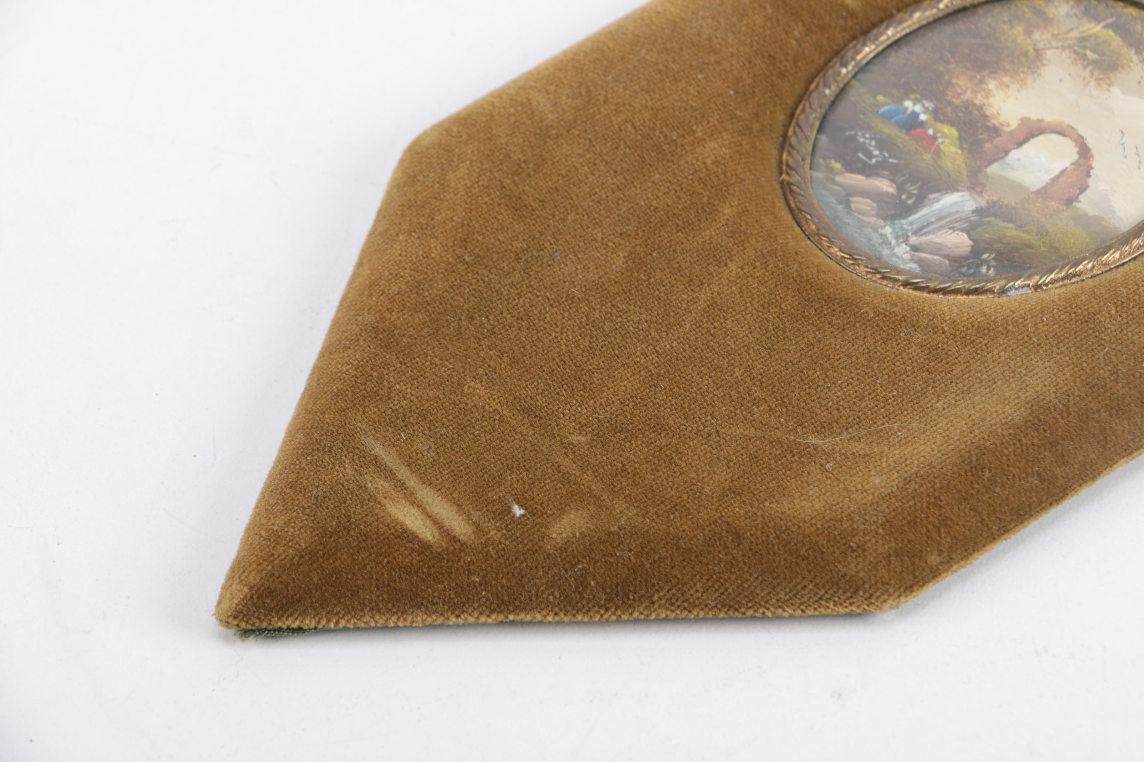 Vintage Fabric Picture Frame