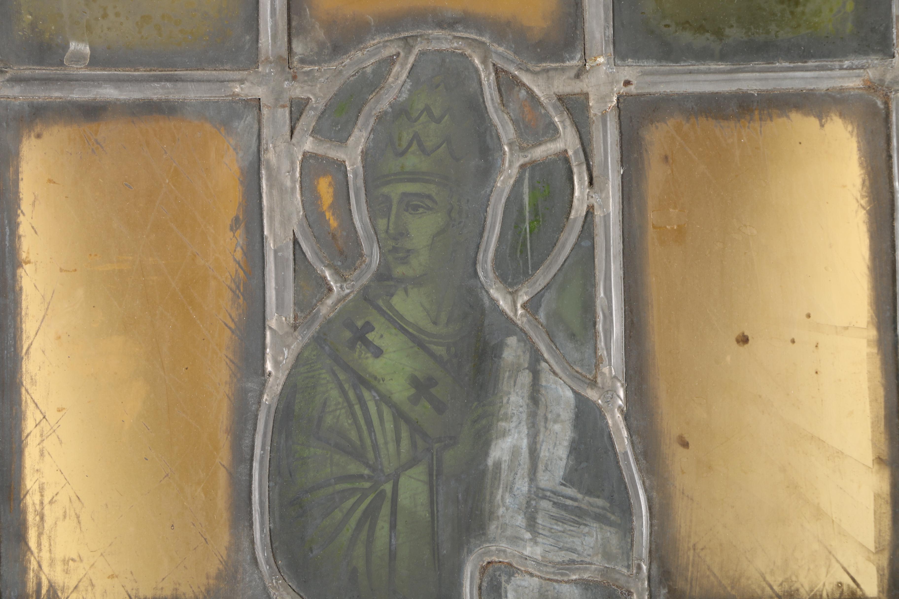 Framed Stained Glass Panel