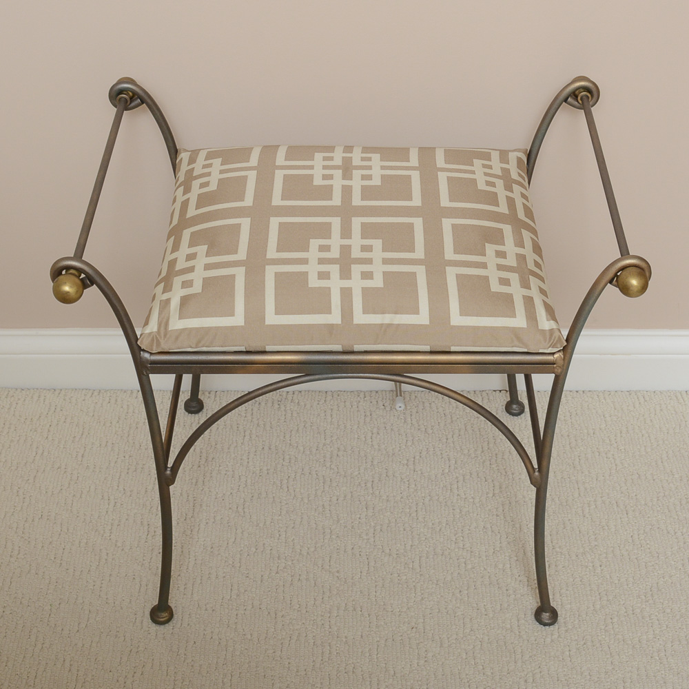 Metal Vanity Stool