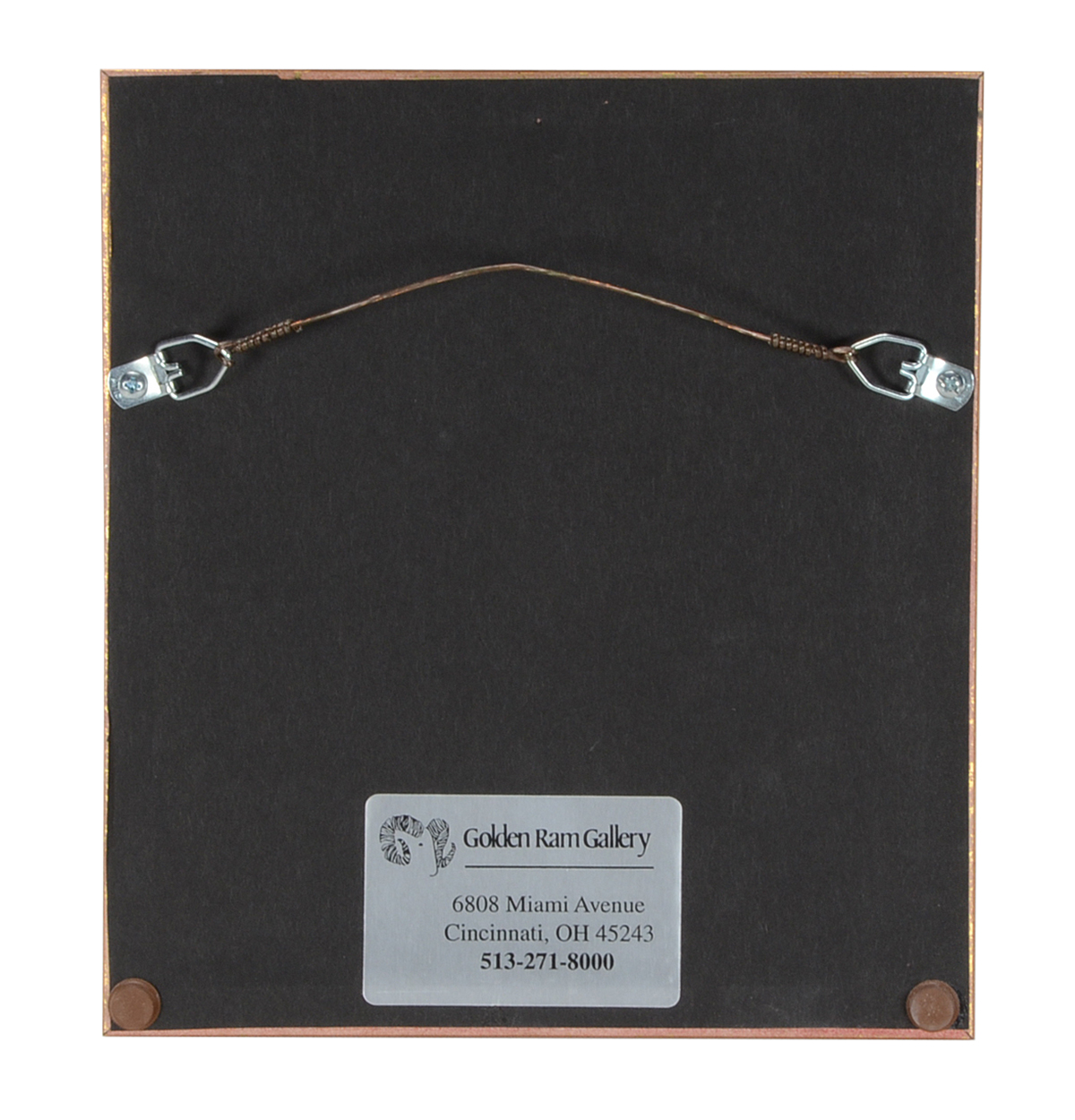 Signed Hand-Colored Etching of German Cityscape