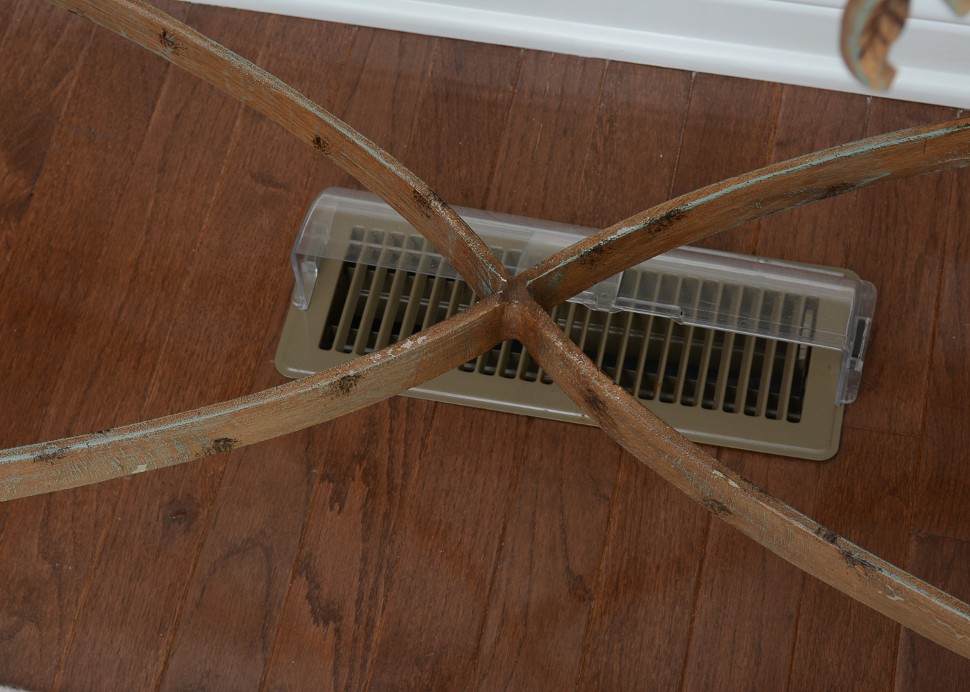 Metal Console Table With Glass Top