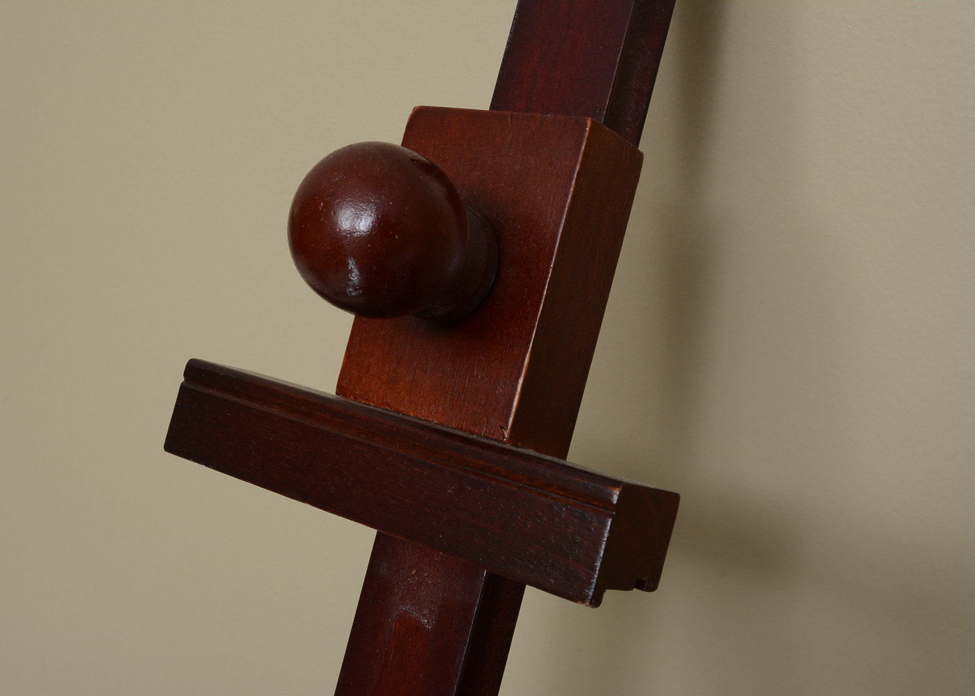 Wooden Easel and Art Supplies