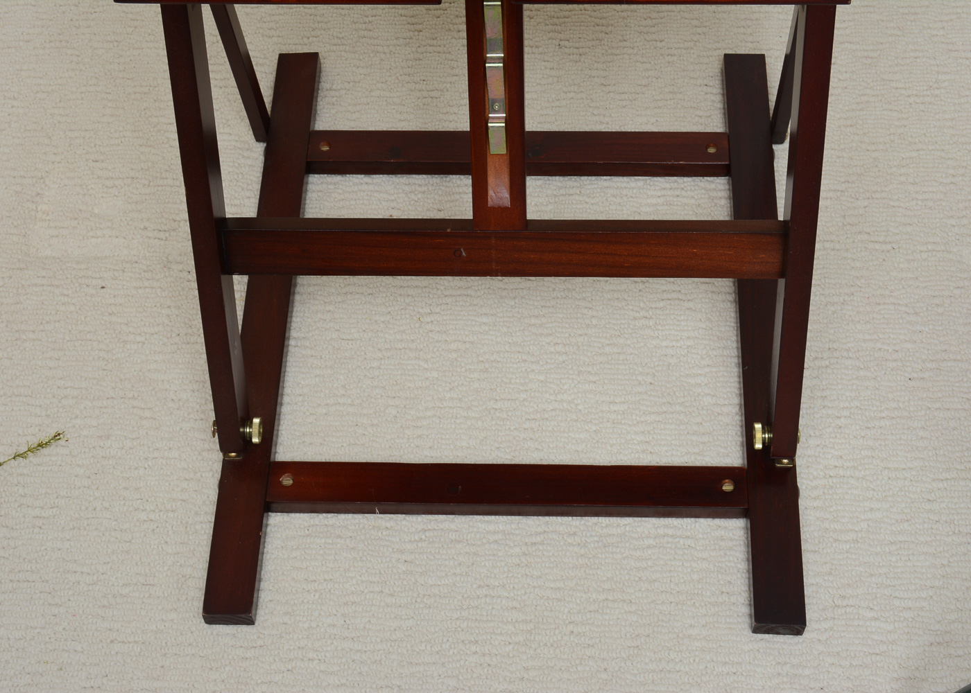 Wooden Easel and Art Supplies