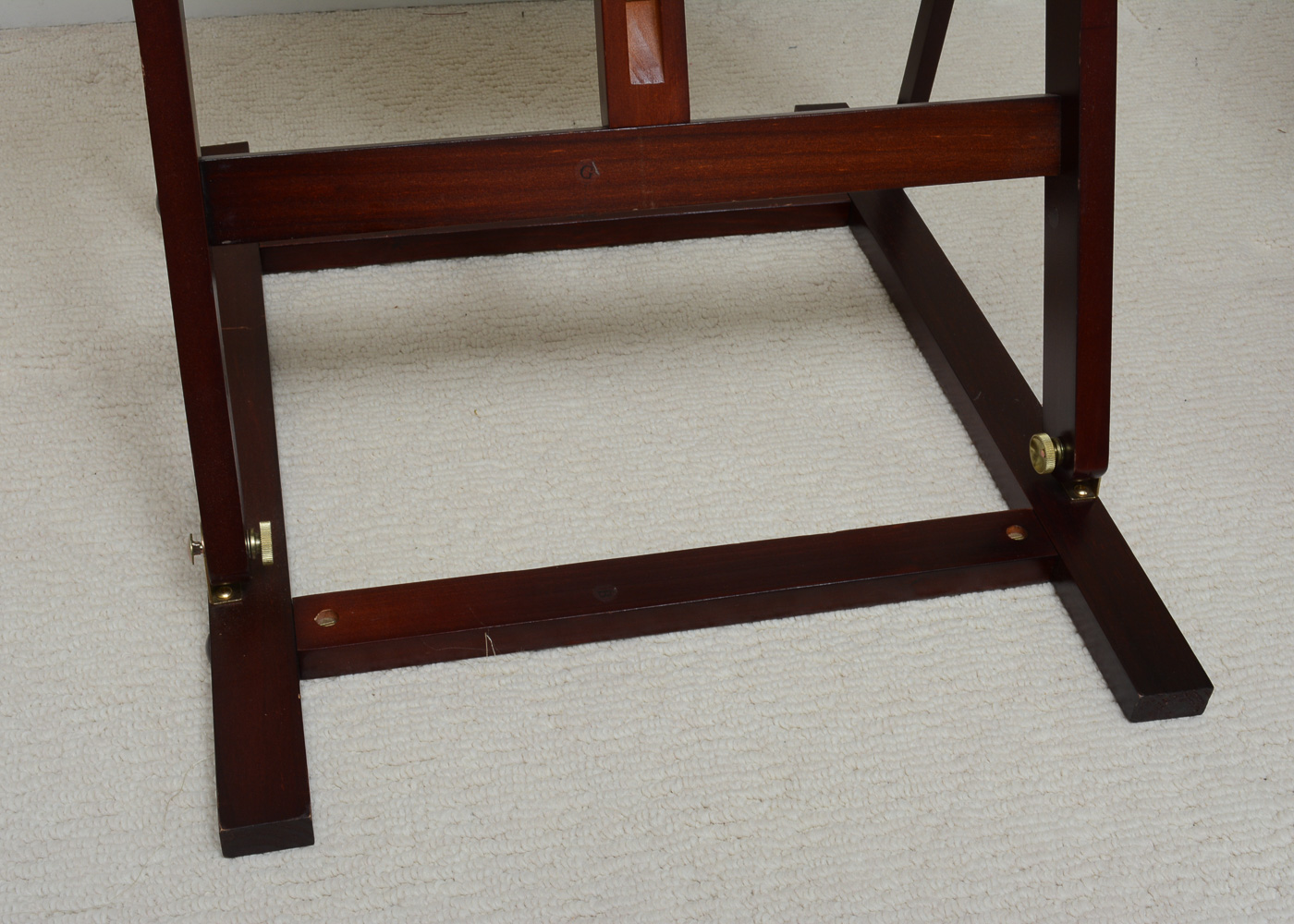 Wooden Easel and Art Supplies