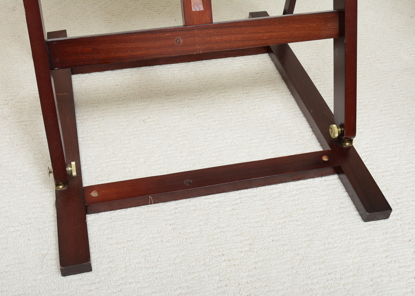 Wooden Easel and Art Supplies