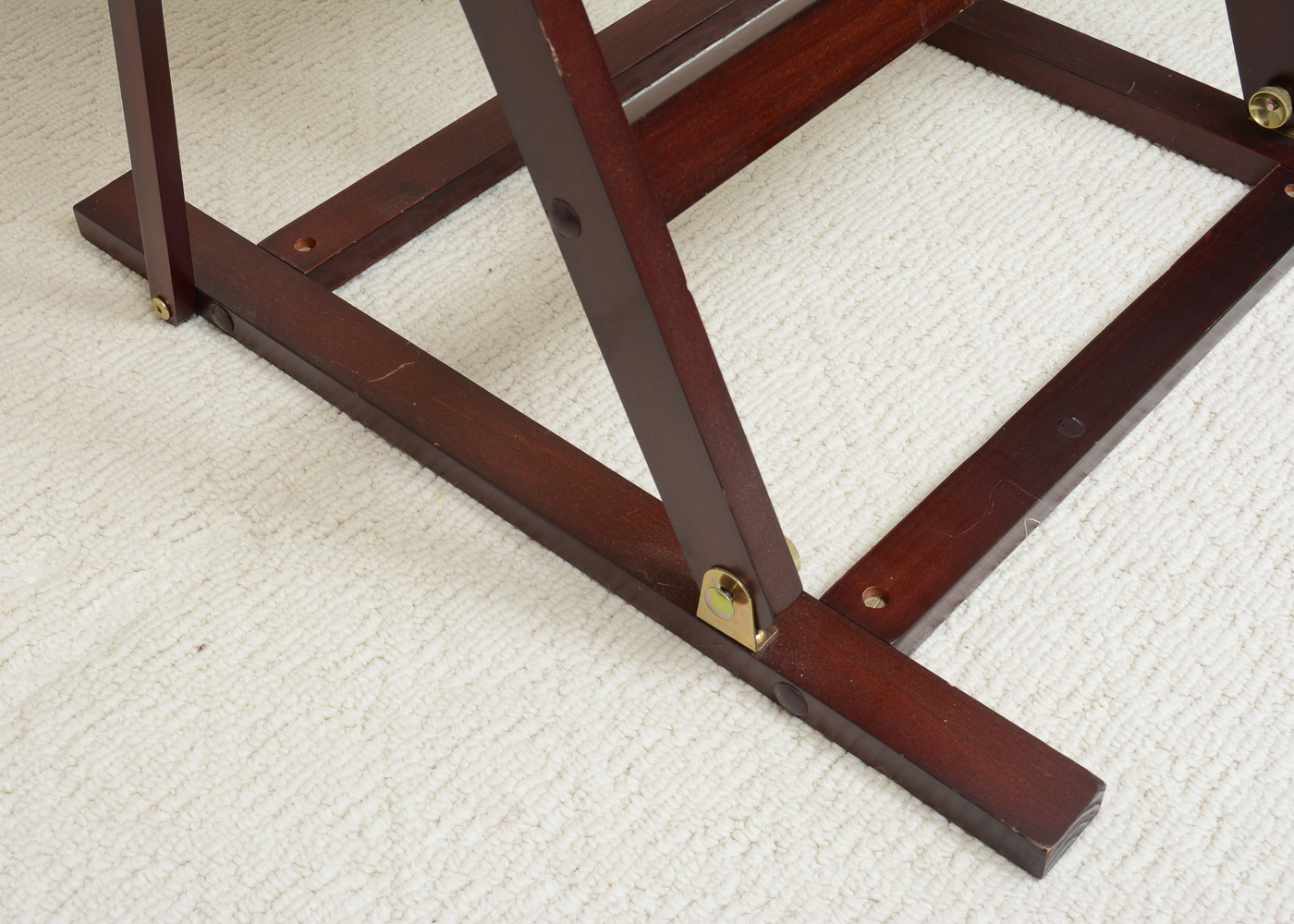 Wooden Easel and Art Supplies