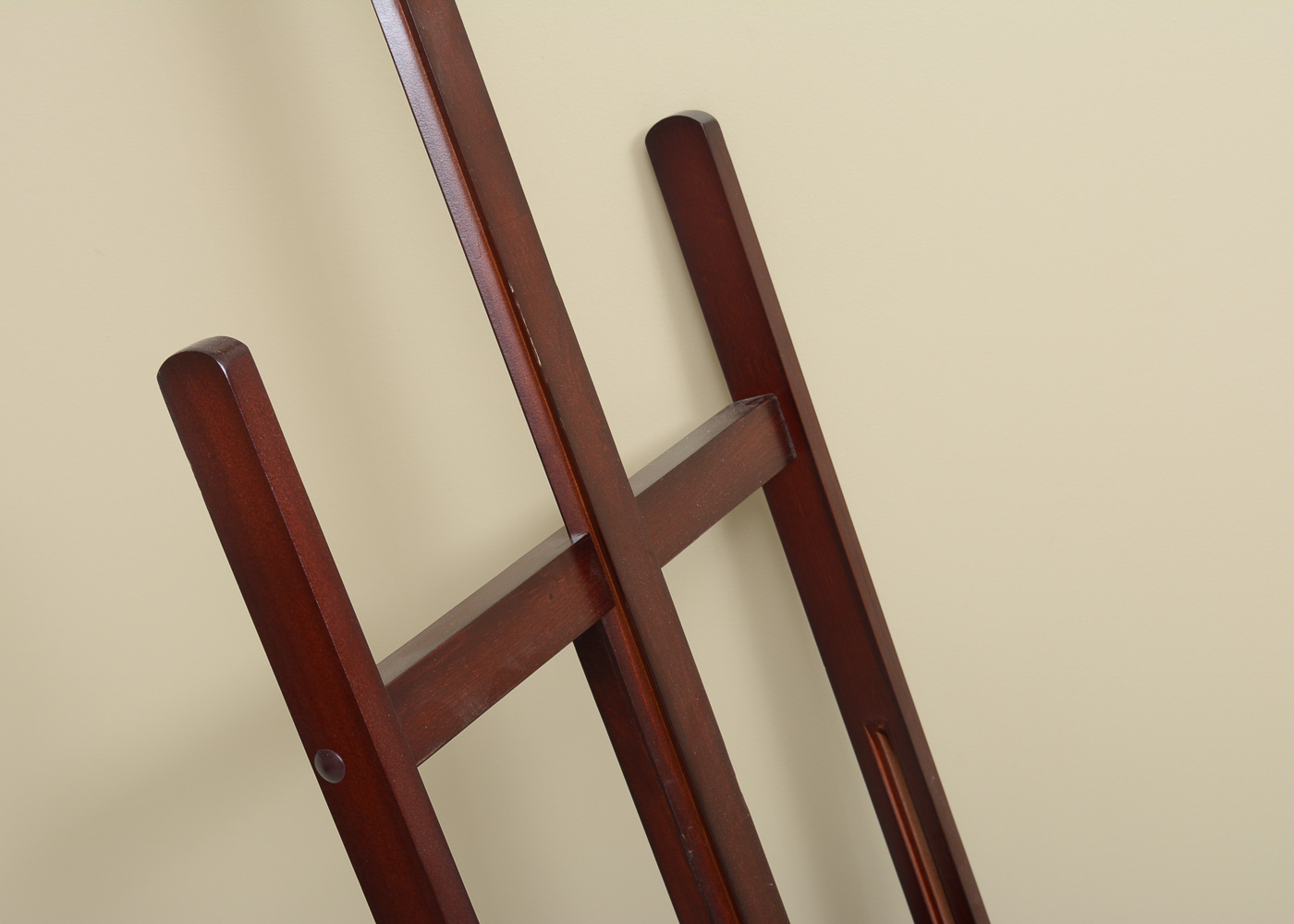 Wooden Easel and Art Supplies