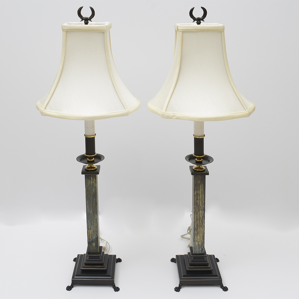 Two Footed Buffet Lamps