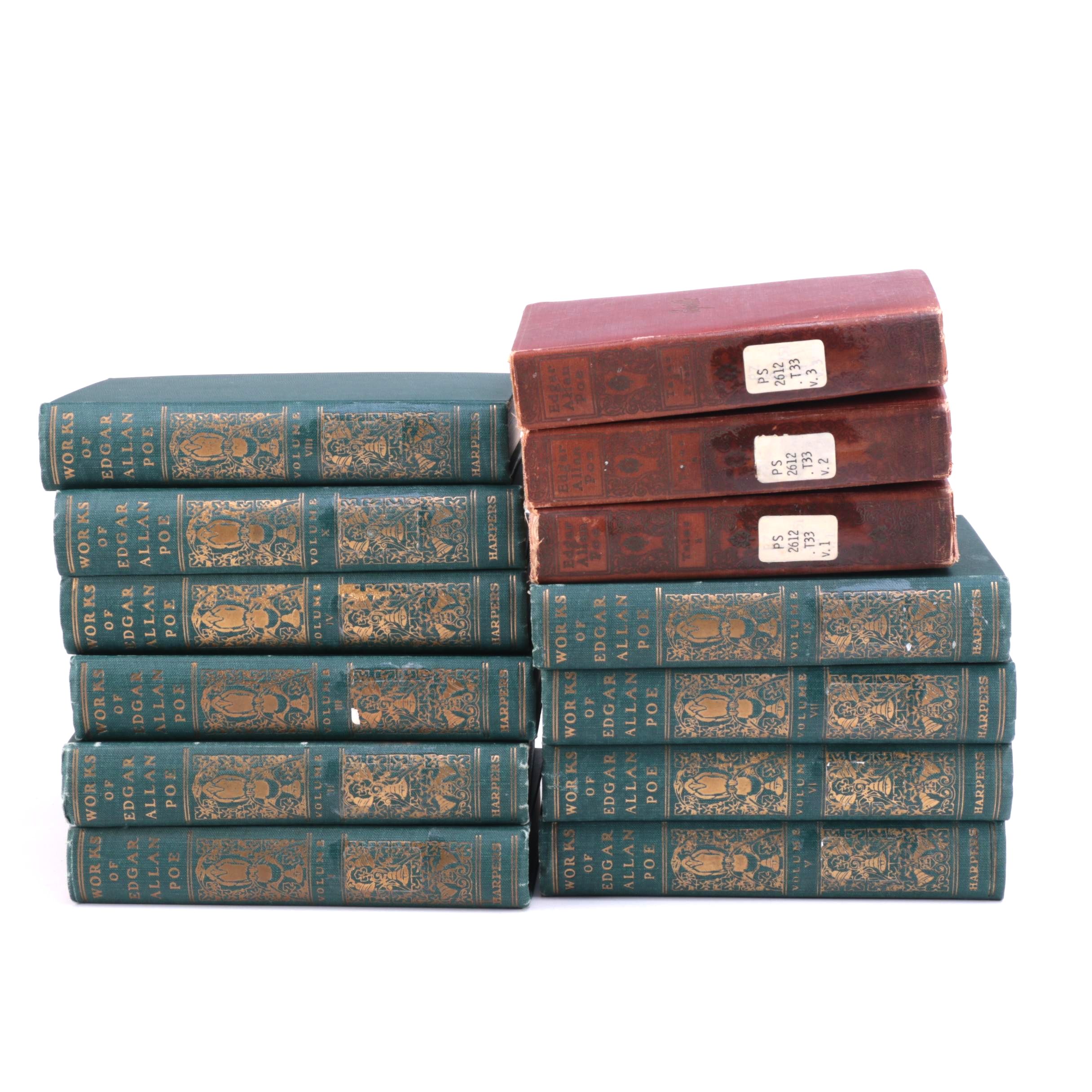 Early-Twentieth-Century Edgar Allan Poe Including Ten-Volume Set