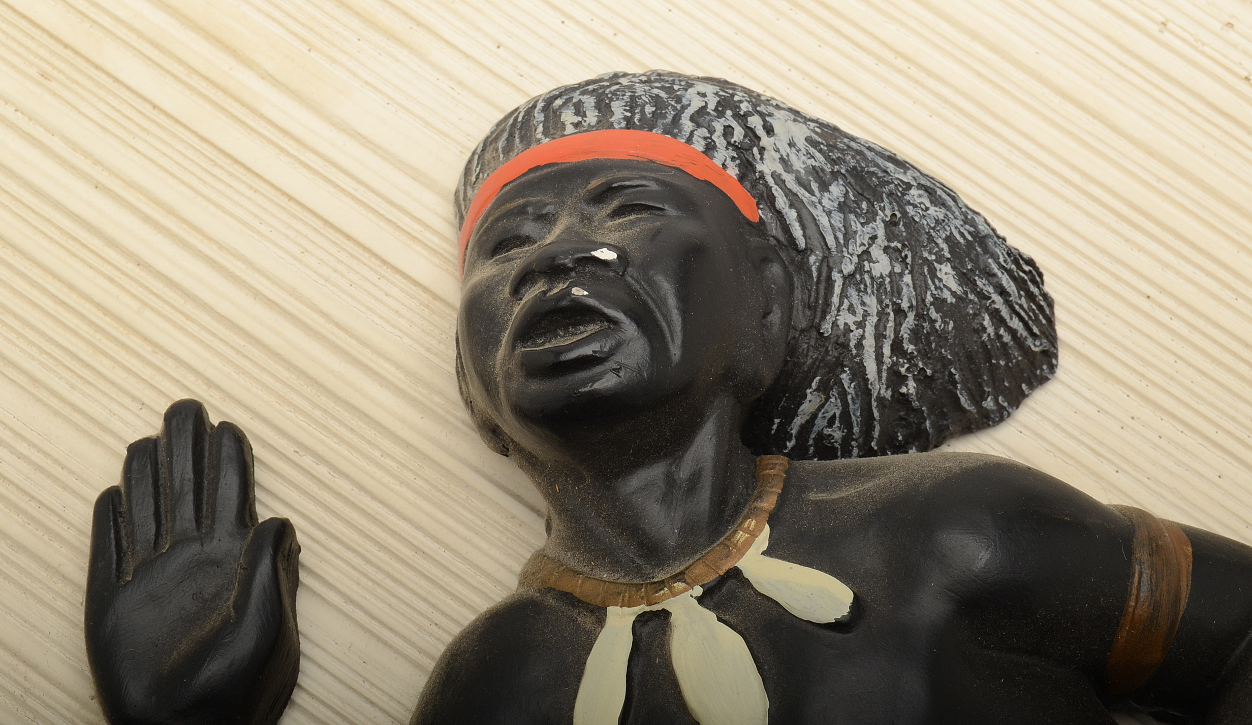 Pair of African Motif Wall Plaques