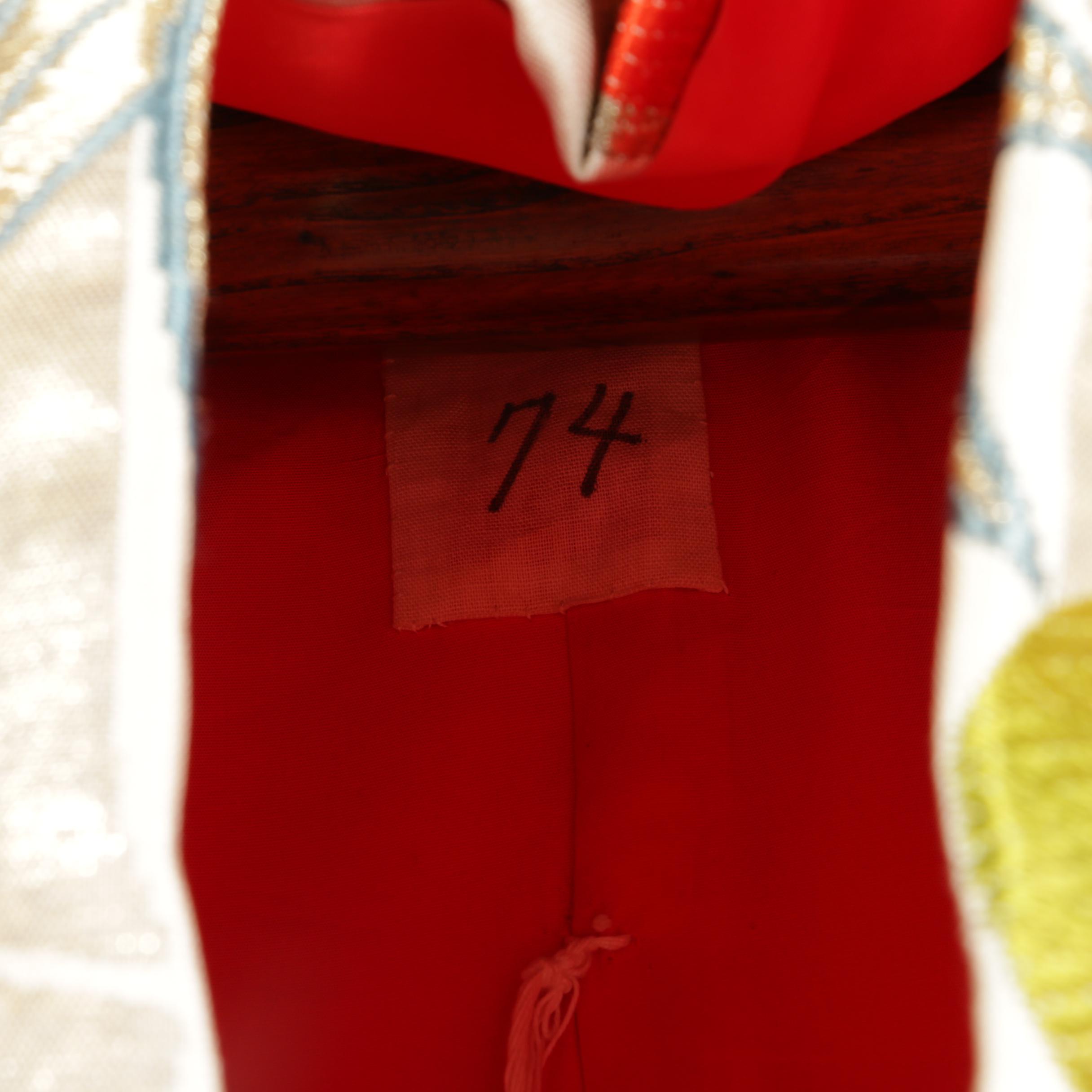 Vintage Japanese Uchikake Wedding Kimono with Display Hanger