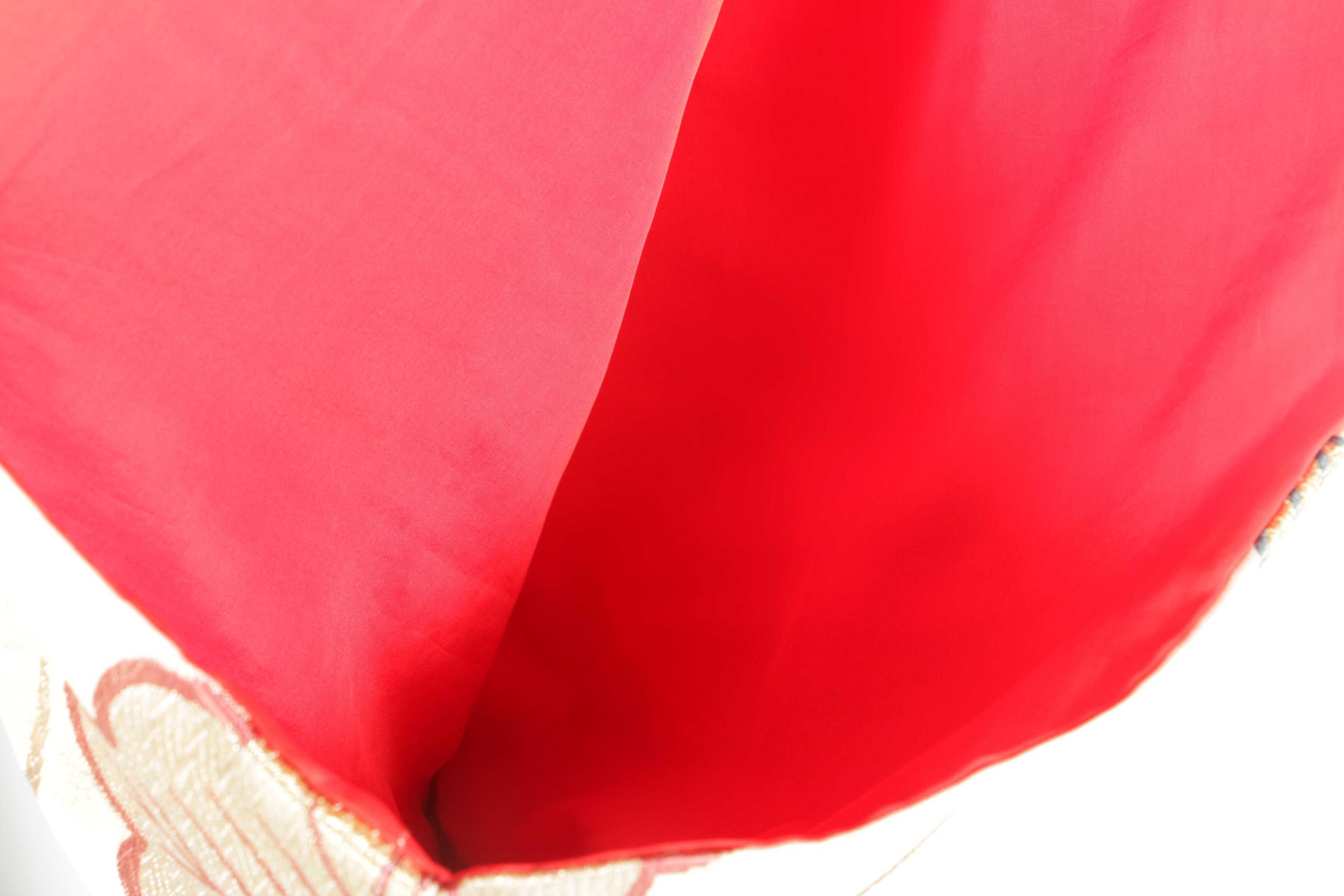 Vintage Japanese Uchikake Wedding Kimono with Display Hanger