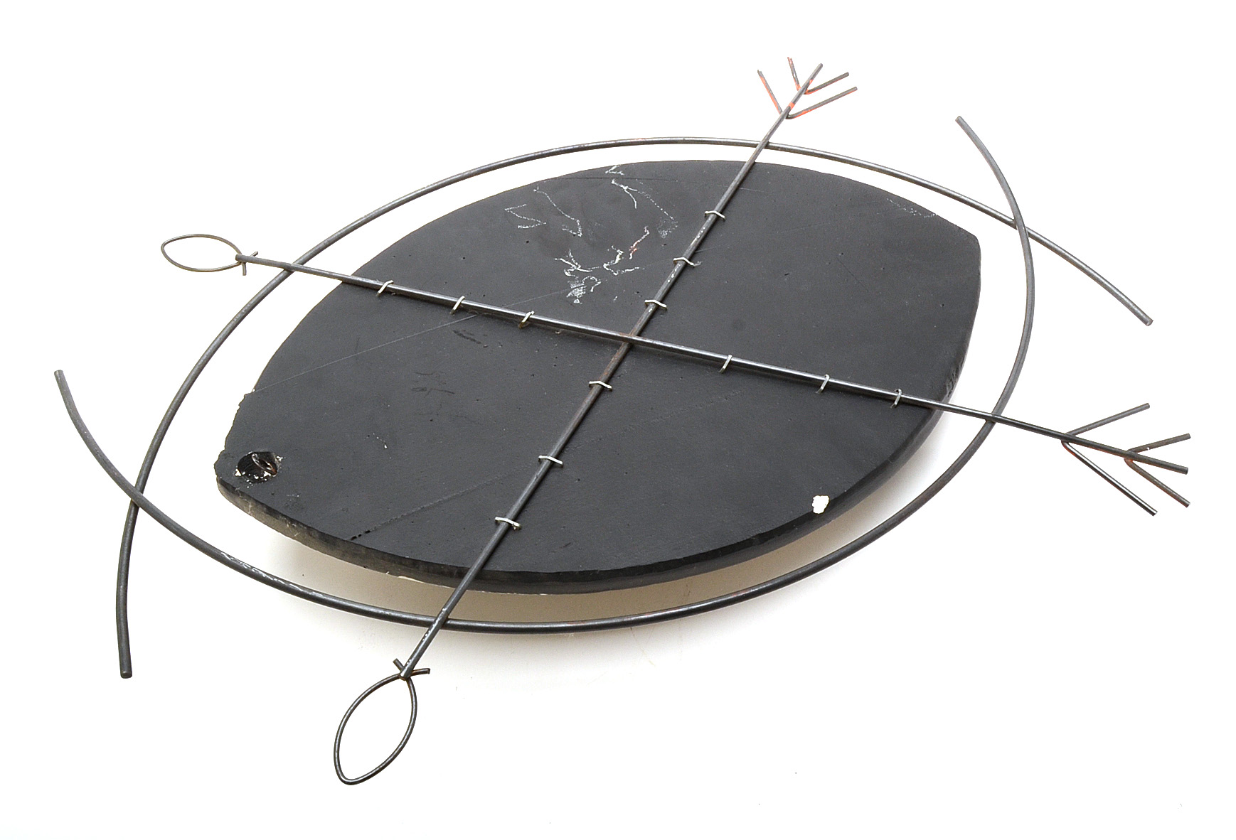 Pair of African Motif Wall Plaques