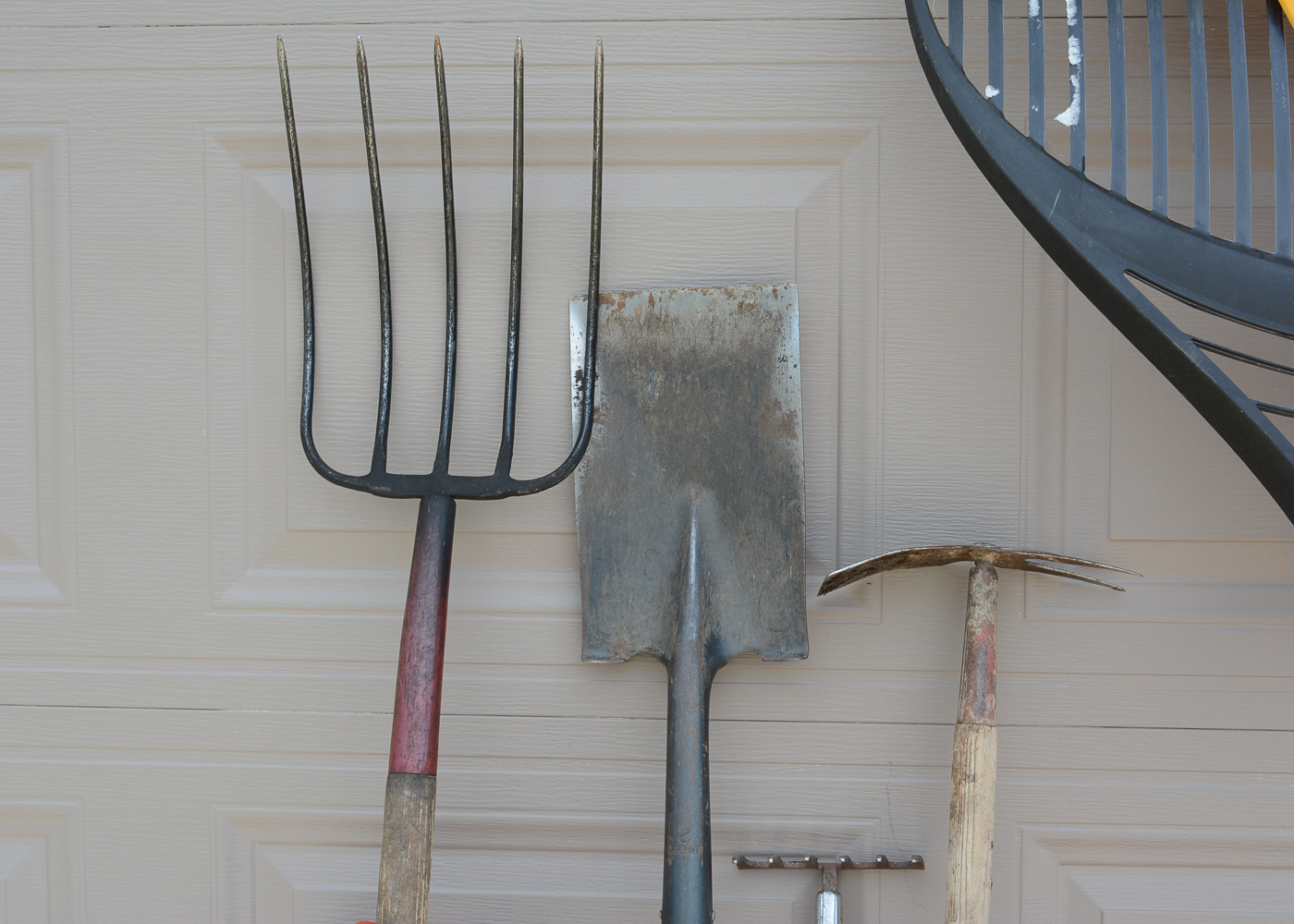 Large Assortment of Gardening Tools