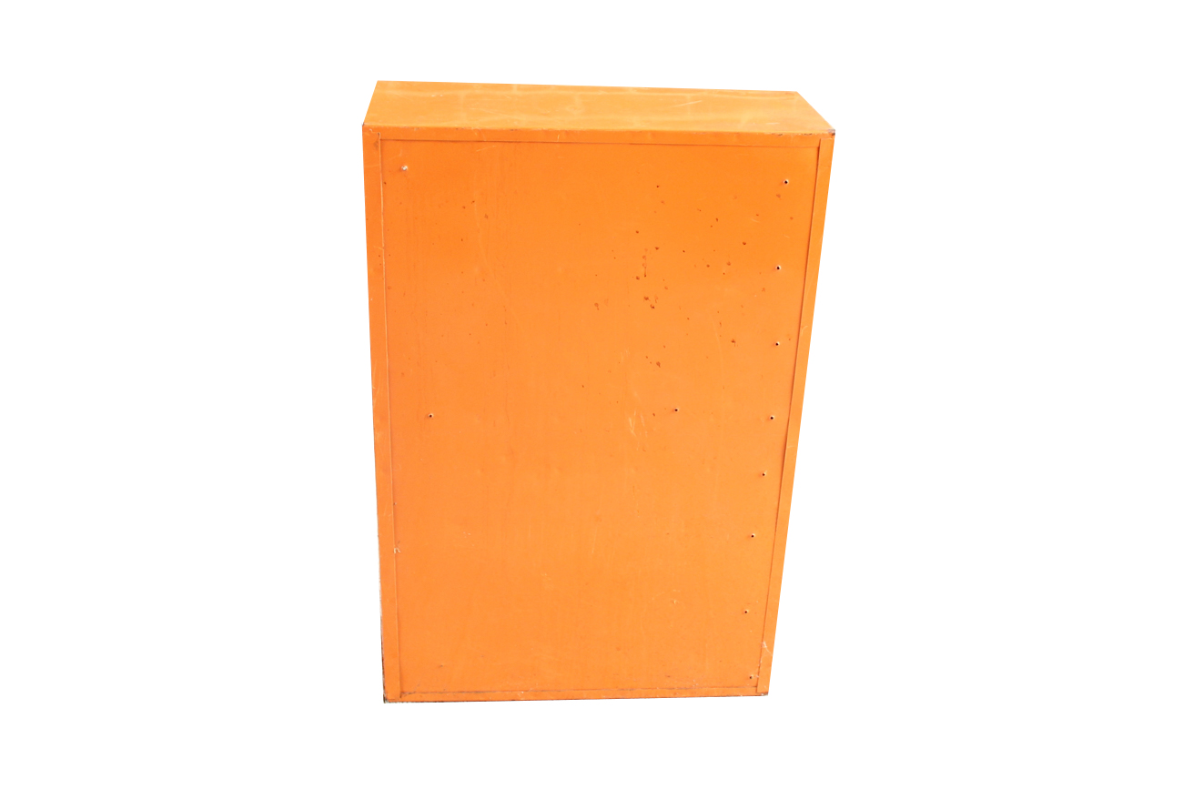 Industrial Metal Orange Mail Cubby