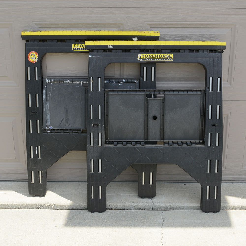 Two Storehorse Folding Sawhorses