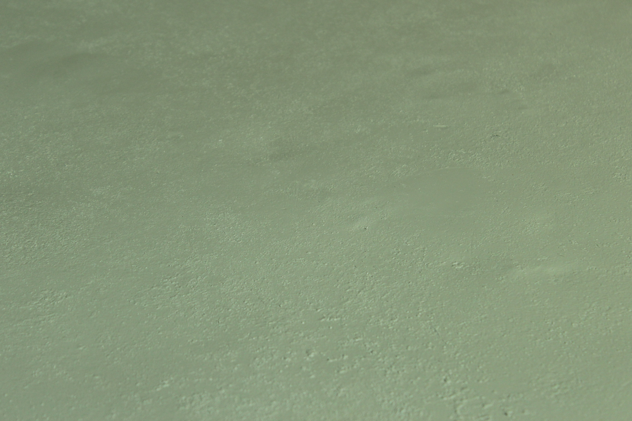 Industrial Mint Green Steel Table