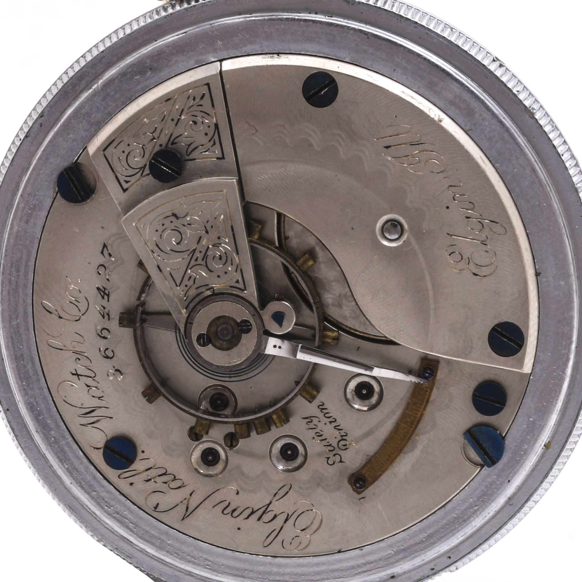 Pair of American Waltham Watch Co. and Elgin Gold Filled and Silver Tone Pocket Watches