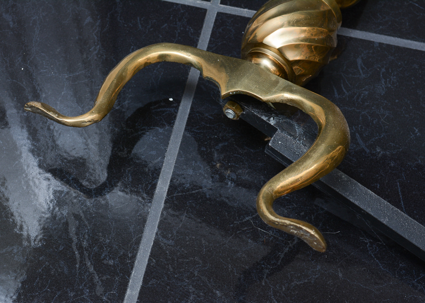 Brass Fireplace Andirons