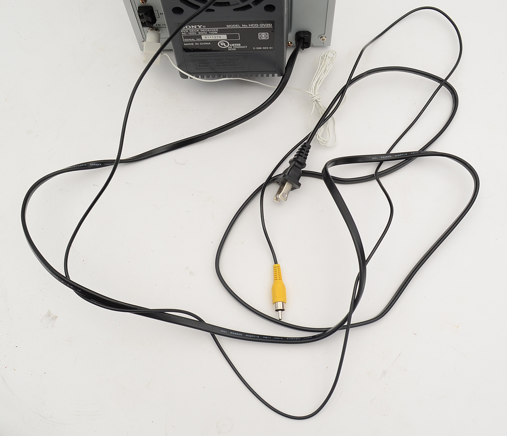 Sony DVD Deck Receiver and Speakers