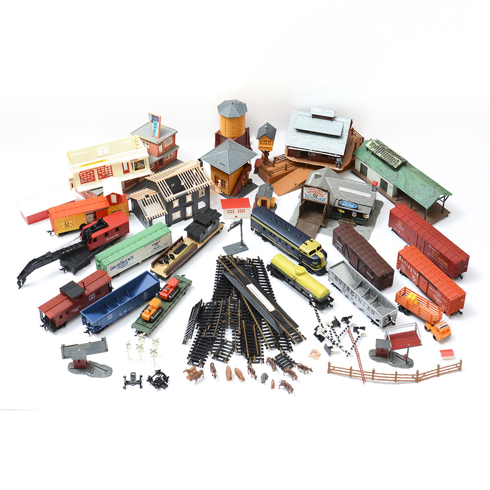 Vintage Tyco Train Set and Accessories
