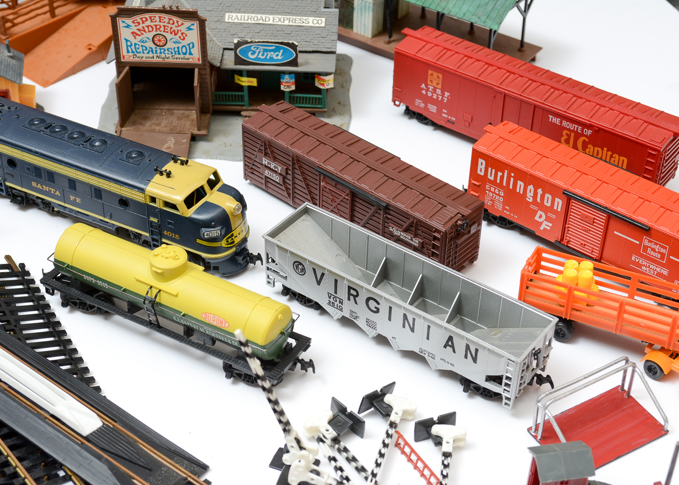 Vintage Tyco Train Set and Accessories