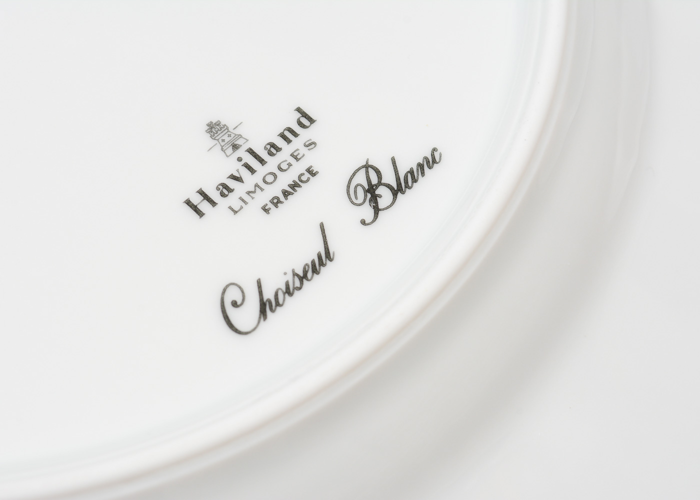 Haviland Limoges "Choiseul Blanc" and "Golden Quail" Dinner Plates