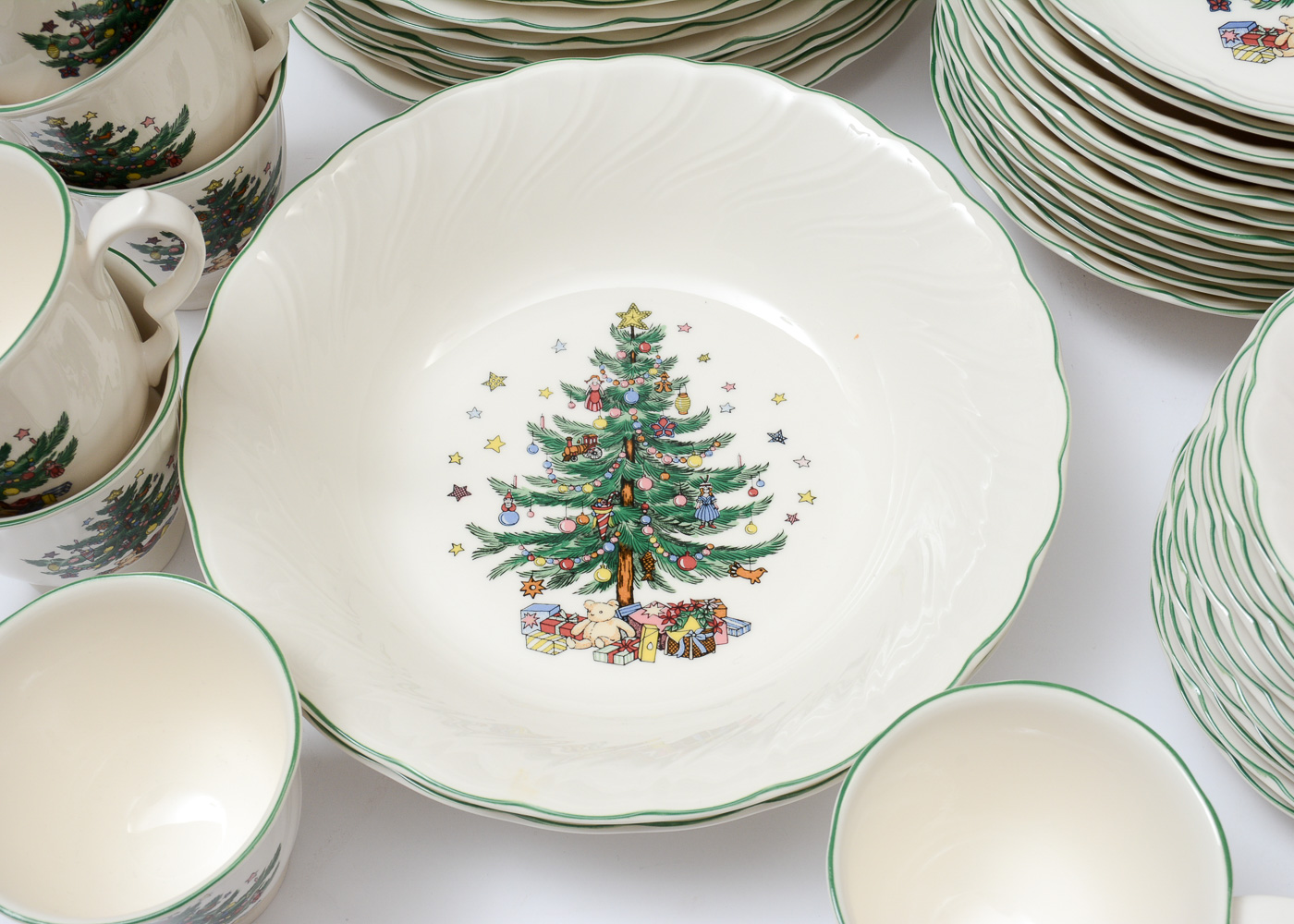 Nikko "Happy Holidays" Christmas China for Twelve