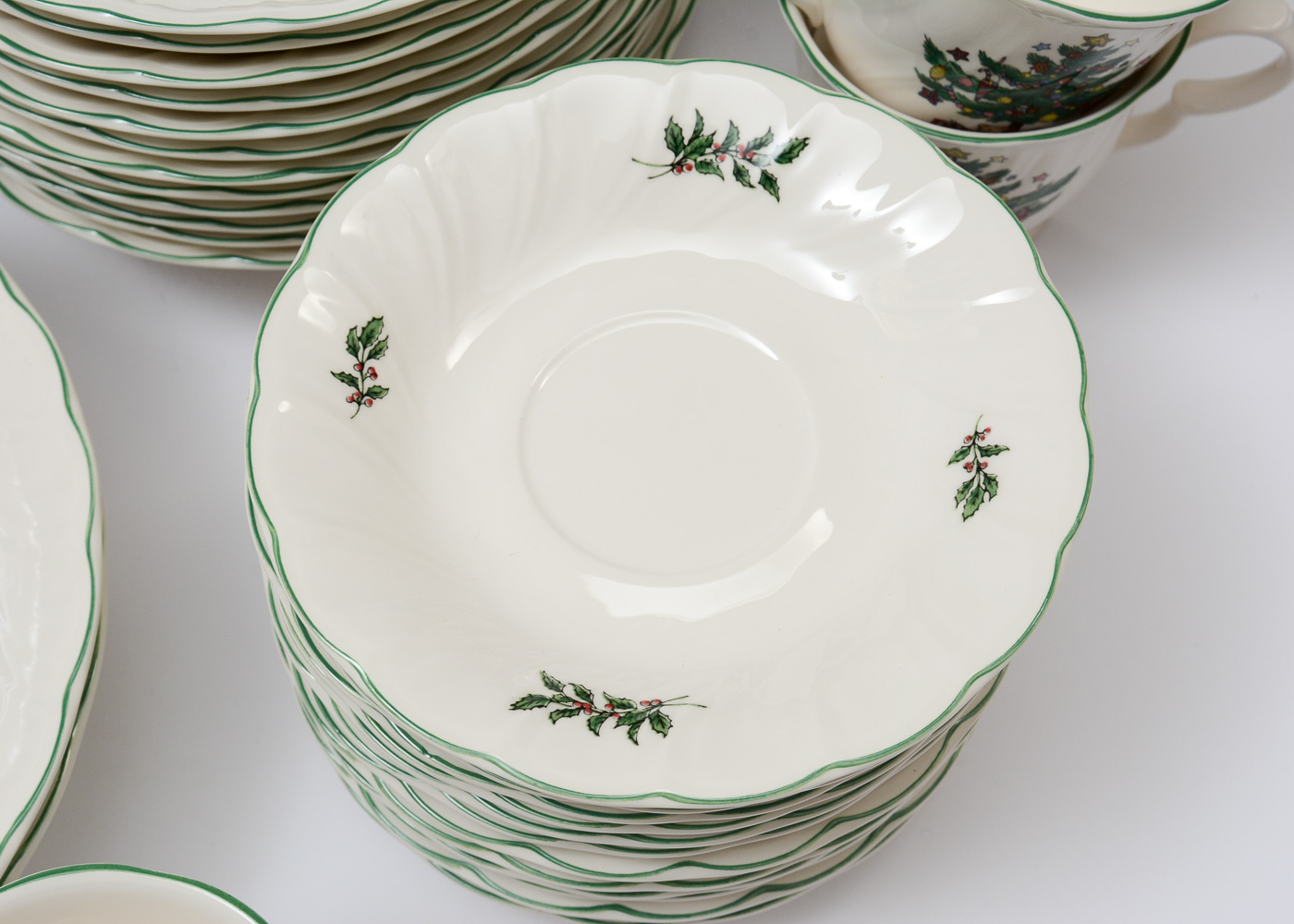 Nikko "Happy Holidays" Christmas China for Twelve