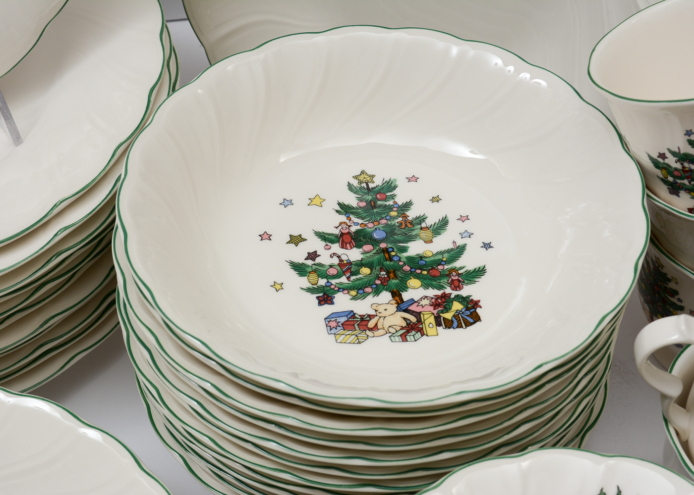 Nikko "Happy Holidays" Christmas China for Twelve