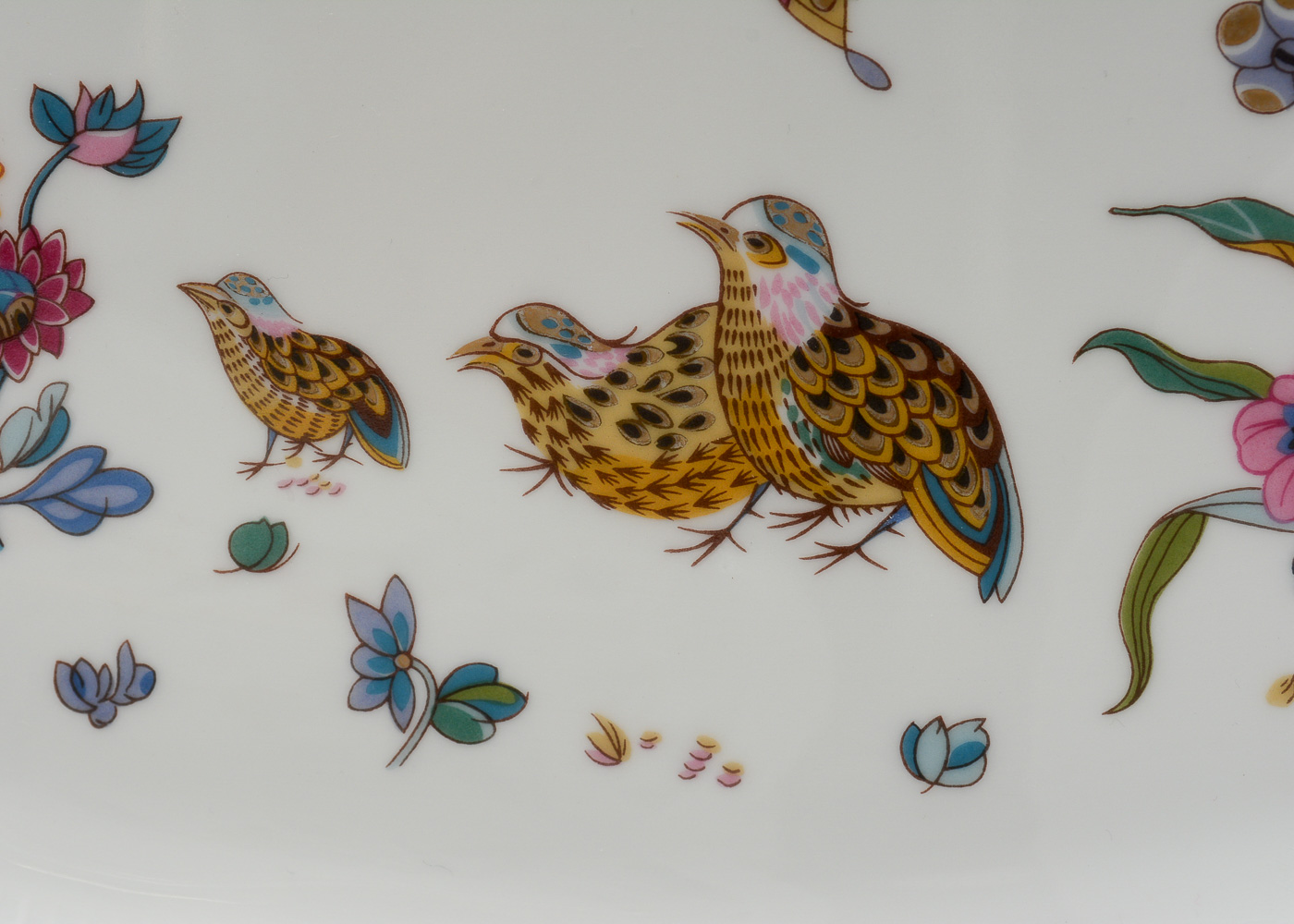 Haviland Limoges Three Piece "Golden Quail" Servingware
