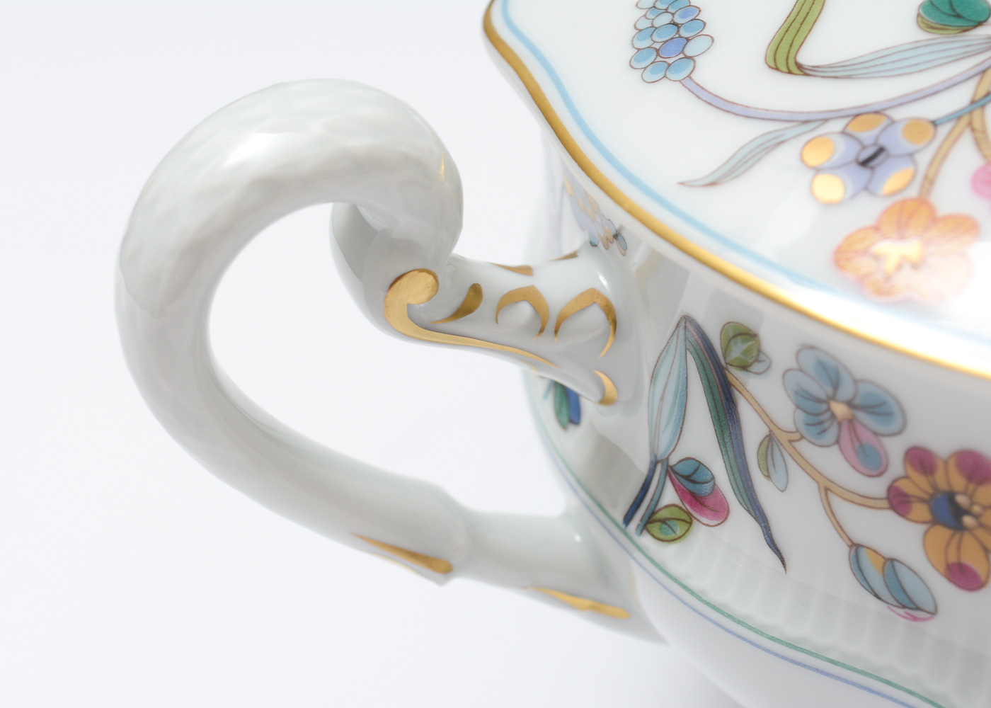 Haviland Limoges Three Piece "Golden Quail" Servingware