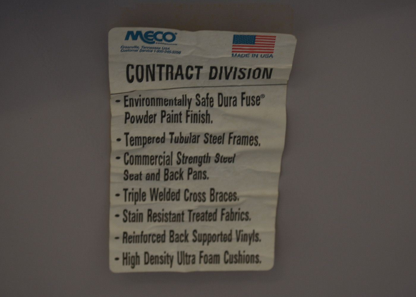 Meco Card Table and Folding Chair Set