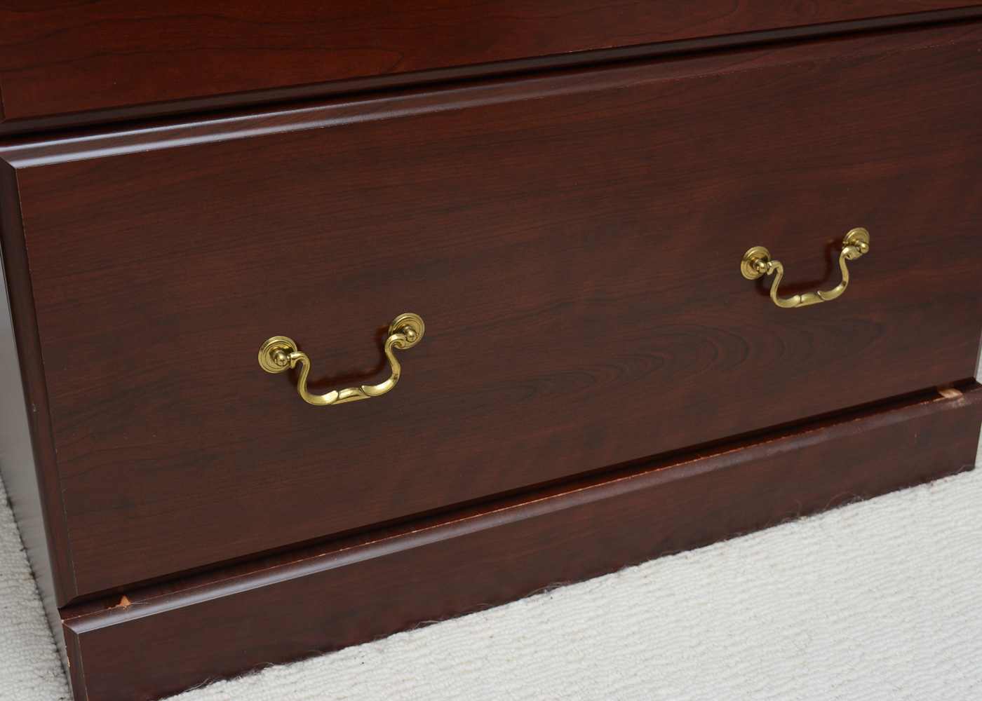 Two Drawer Sauder Executive File Cabinet