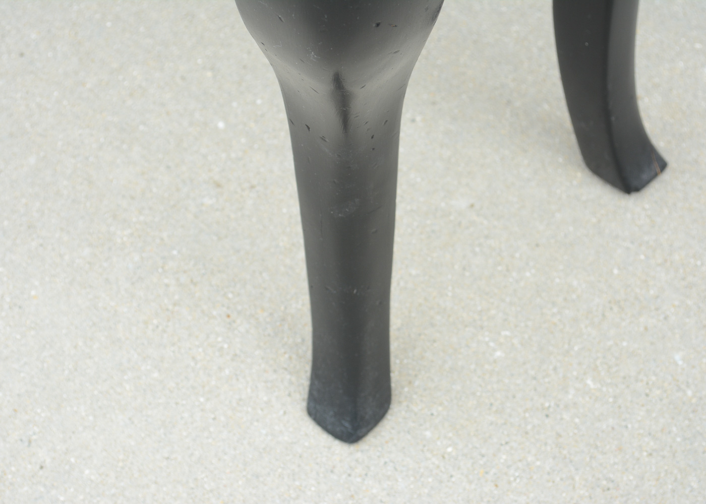 Scrolled Glass Top Console Table