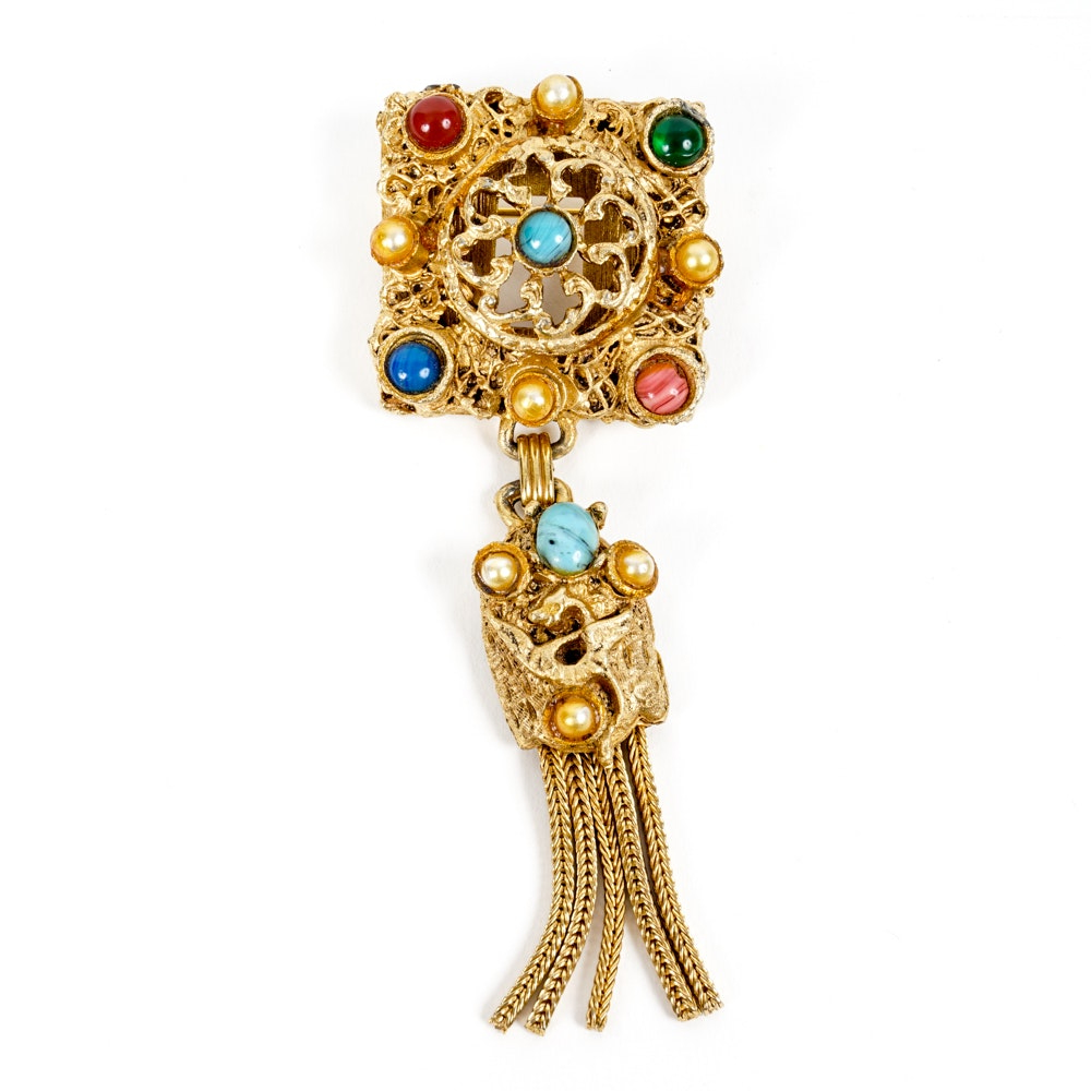 Kramer of New York Vintage Costume Brooch