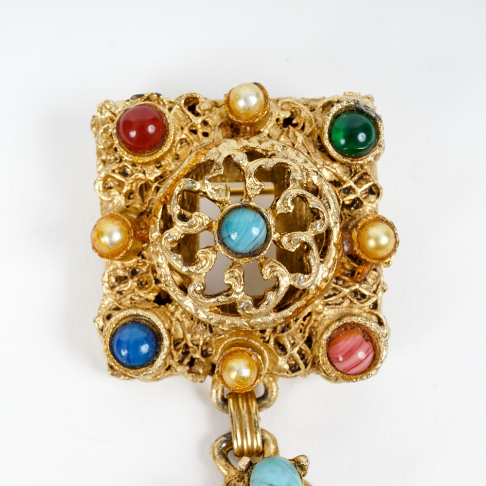 Kramer of New York Vintage Costume Brooch