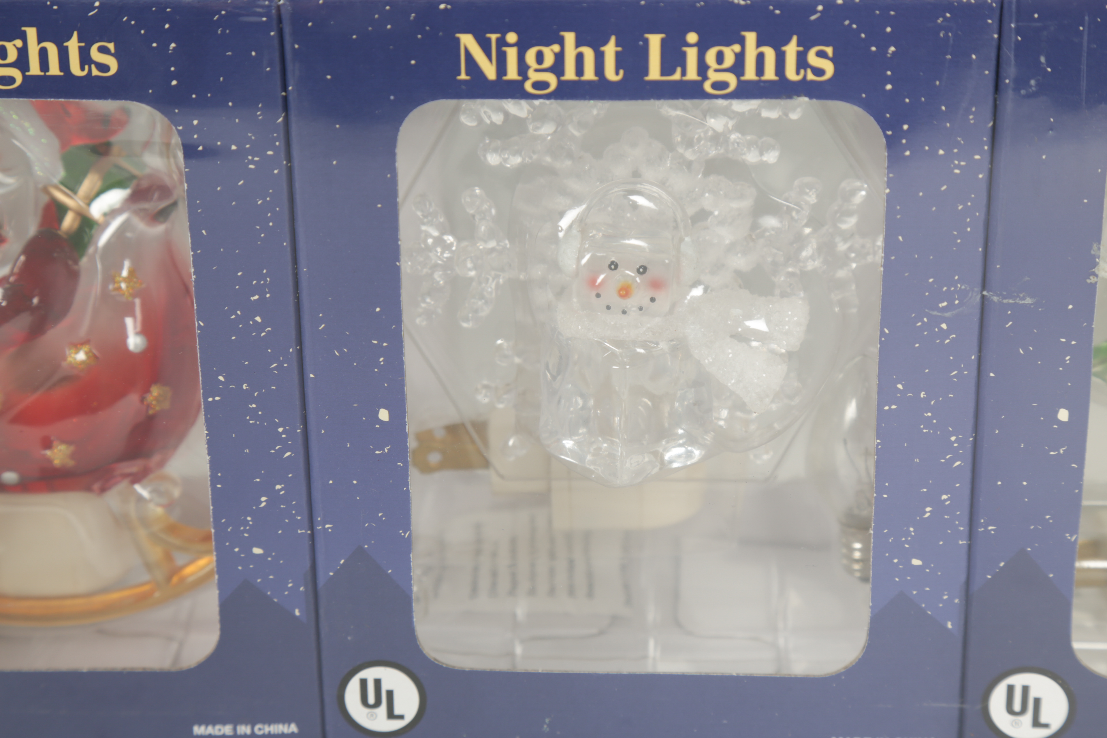 Christmas Water Globe Frames and Night Lights