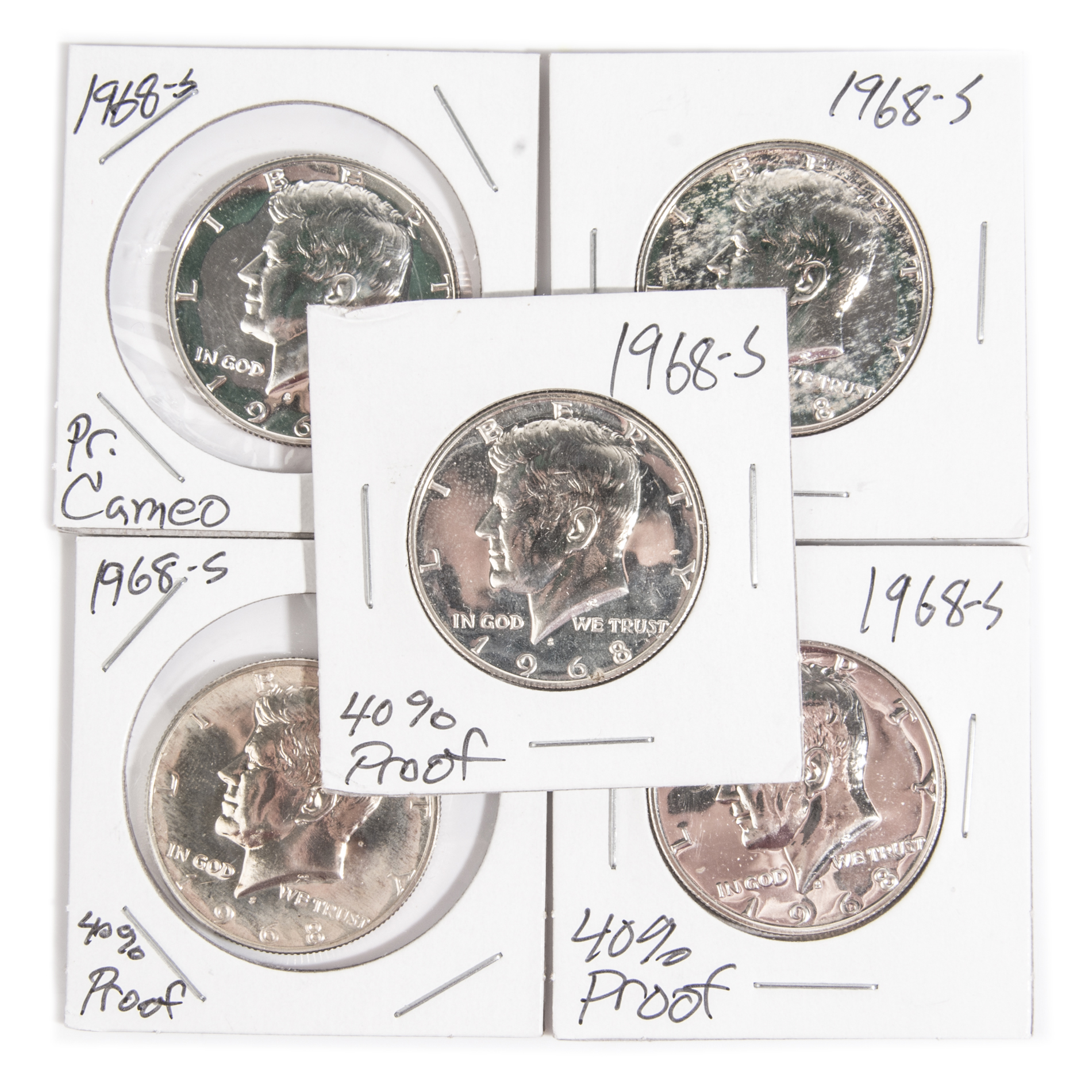 1968 S Kennedy Half Dollar Proofs