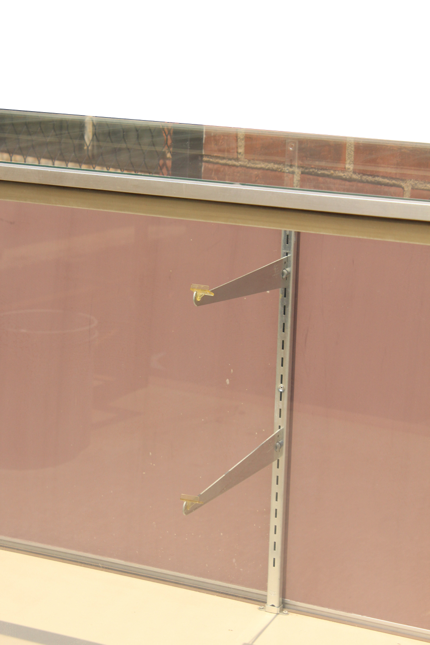 Vintage Chrome And Glass Display Cabinet