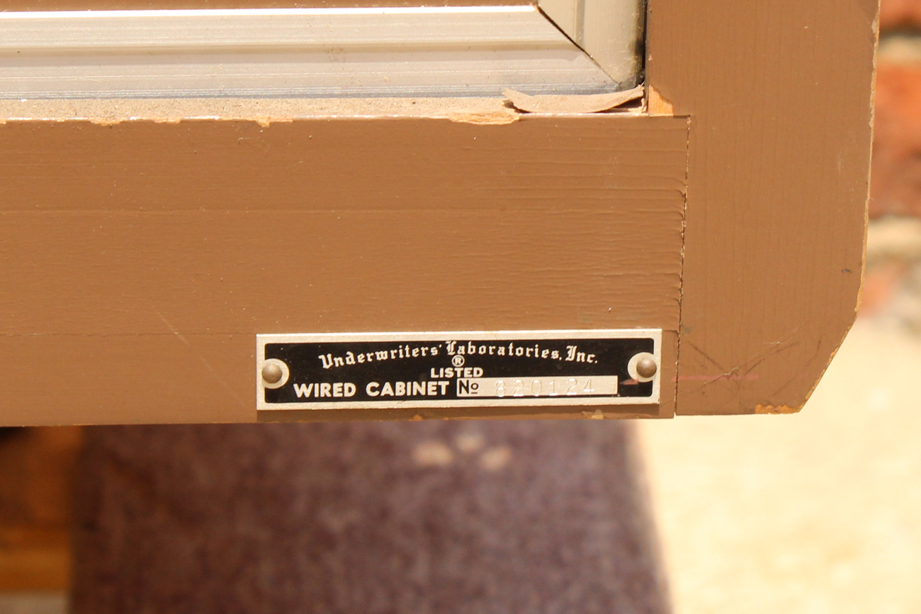 Vintage Chrome And Glass Display Cabinet