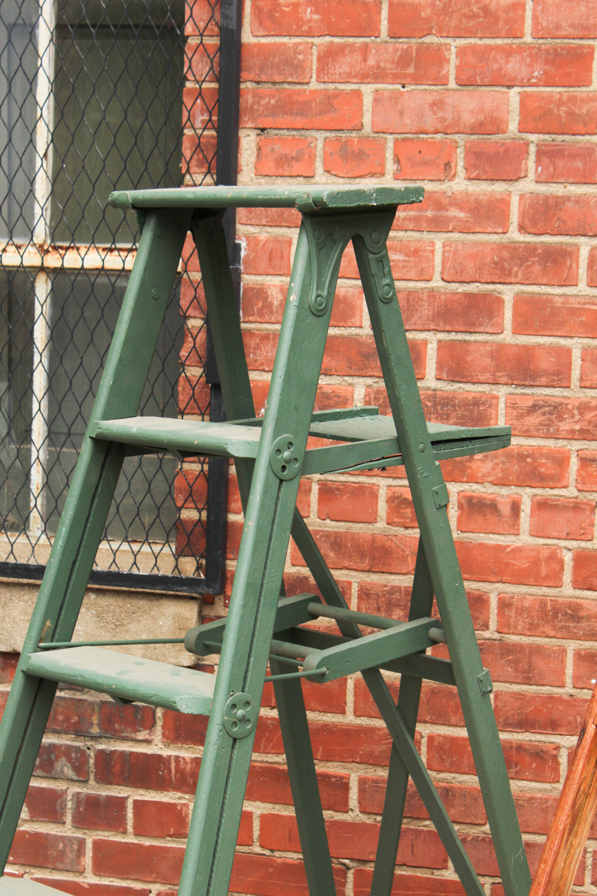 Pair Of Vintage Ladders
