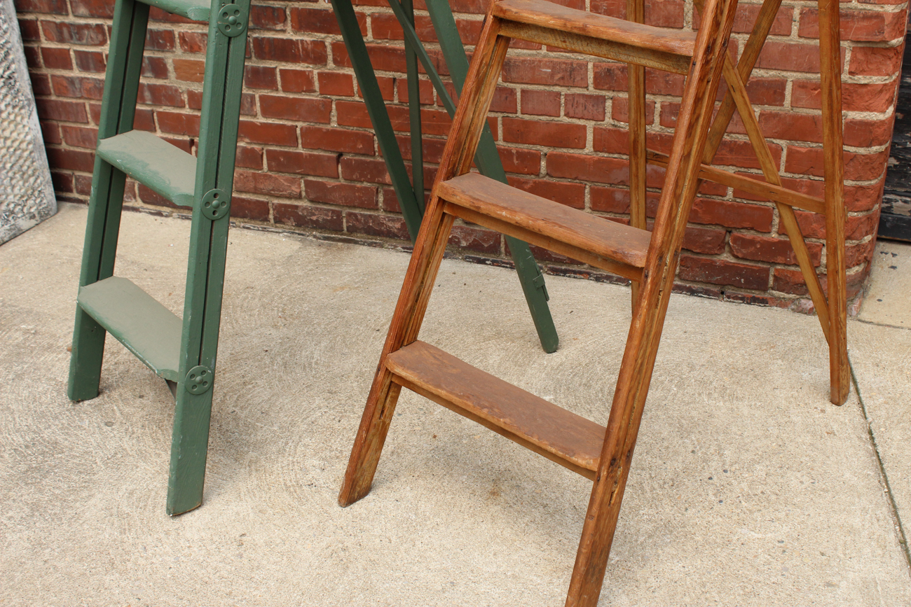 Pair Of Vintage Ladders