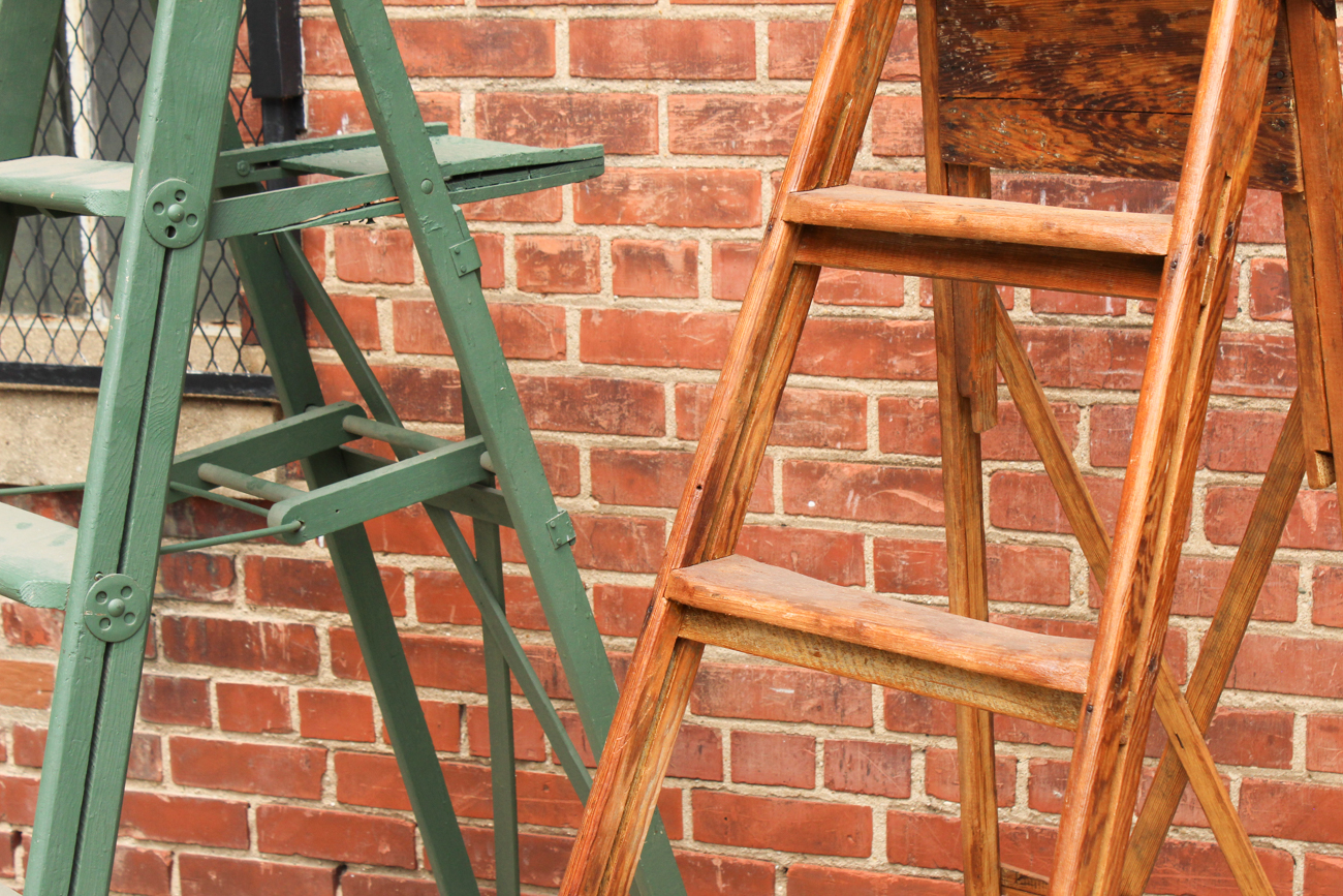 Pair Of Vintage Ladders