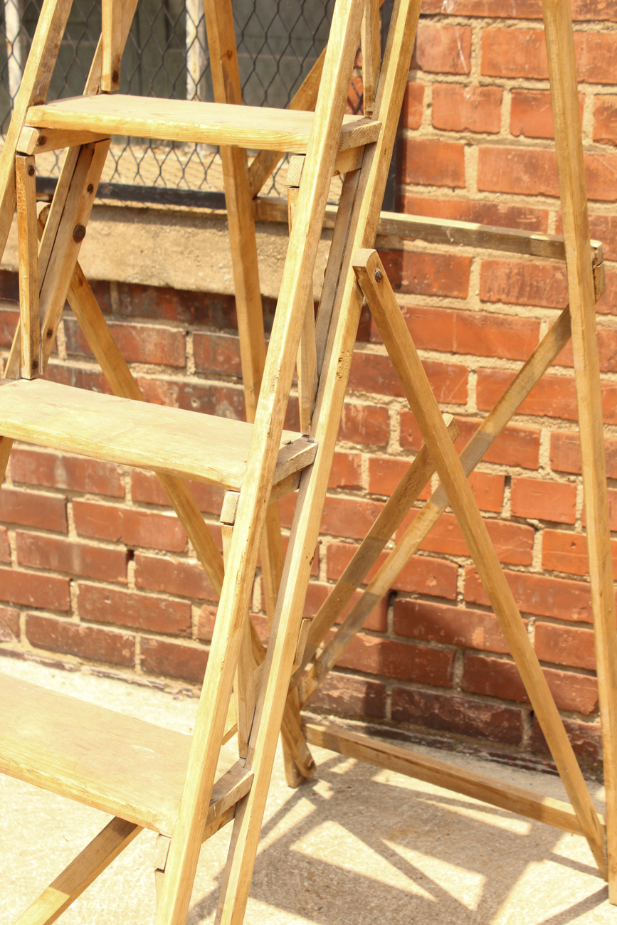 Pair Of Vintage Ladders