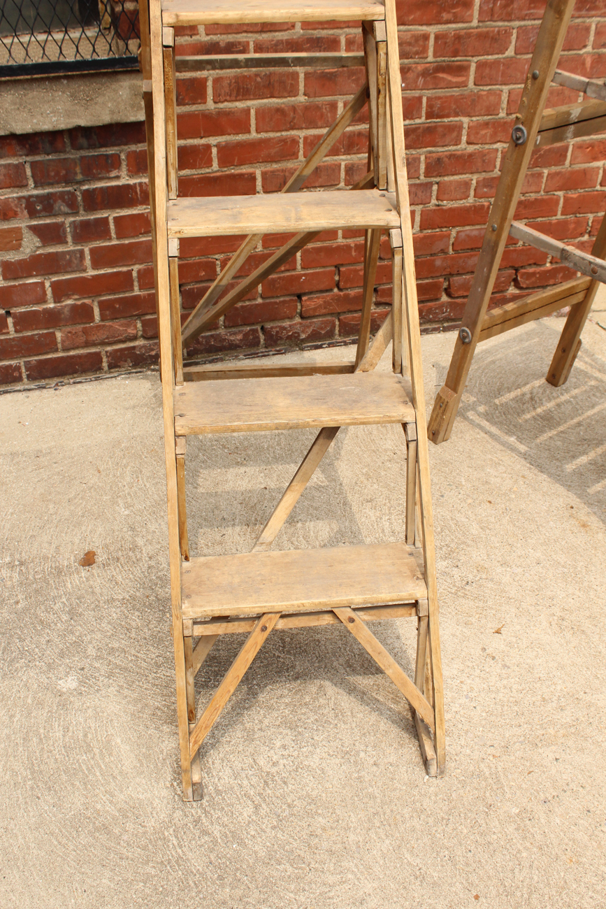 Pair Of Vintage Ladders
