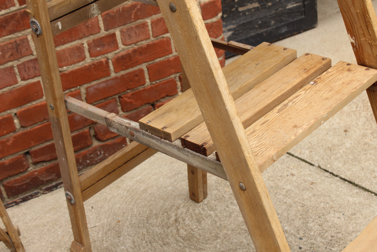 Pair Of Vintage Ladders