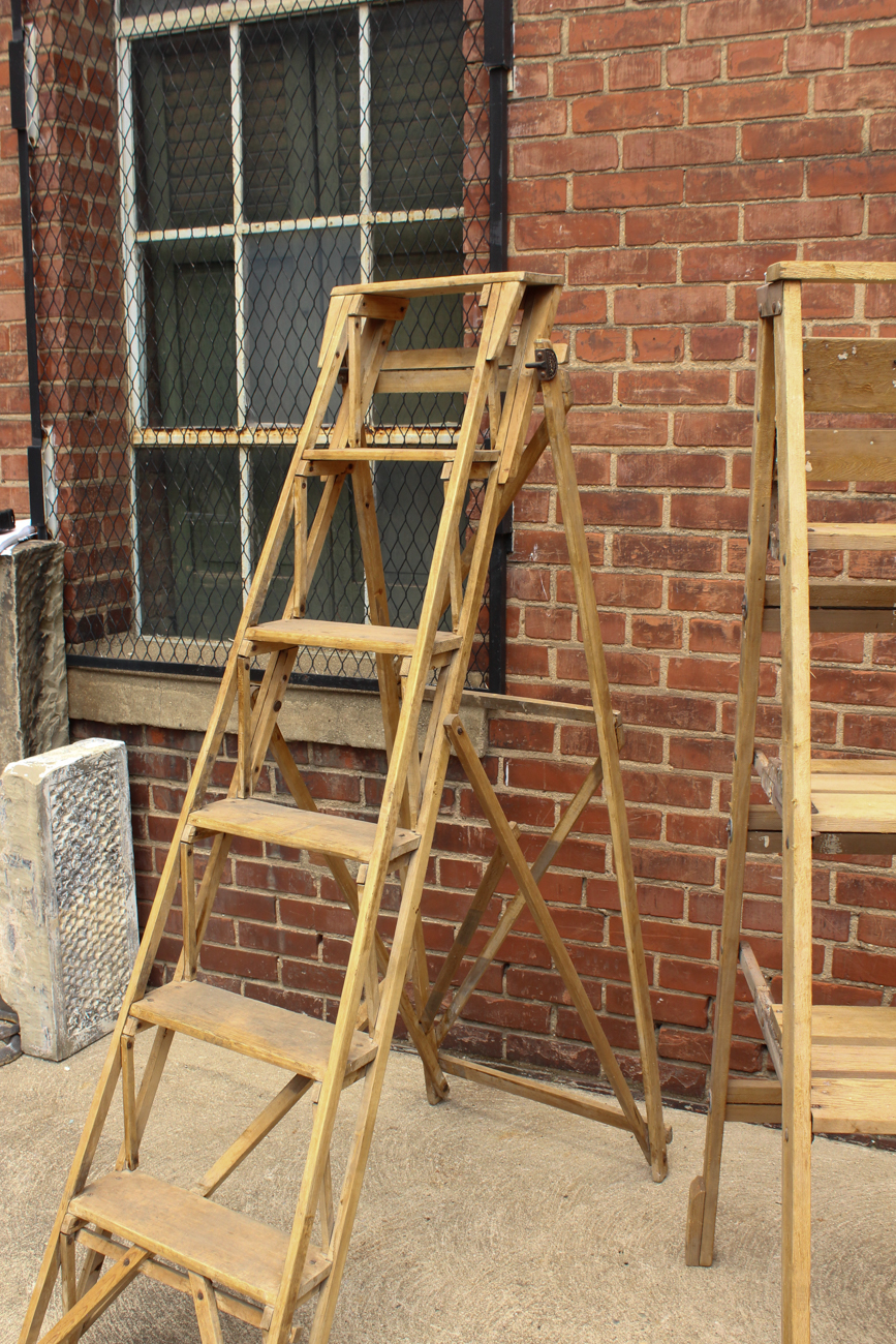Pair Of Vintage Ladders