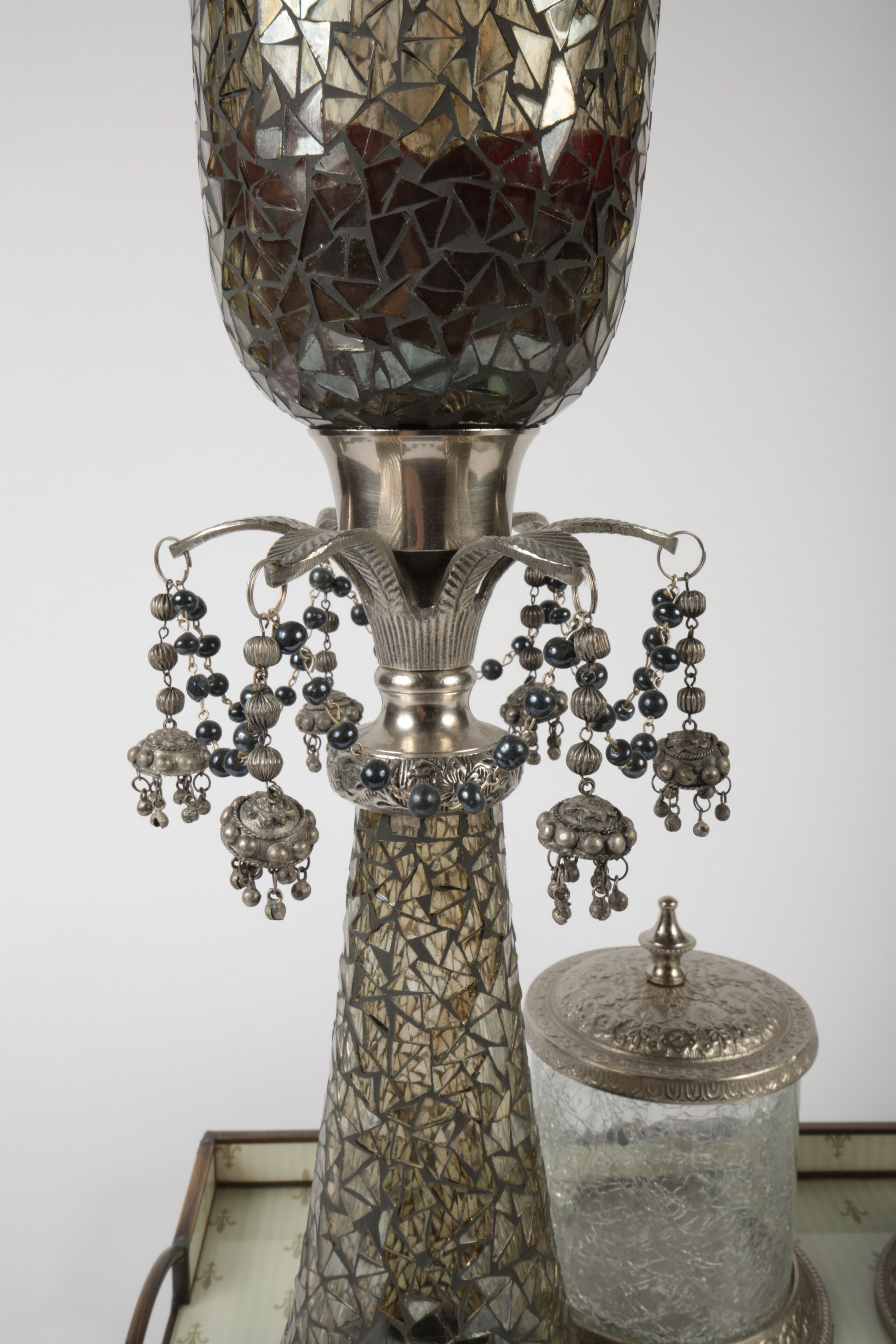 Group of Glass Decor and Accessories